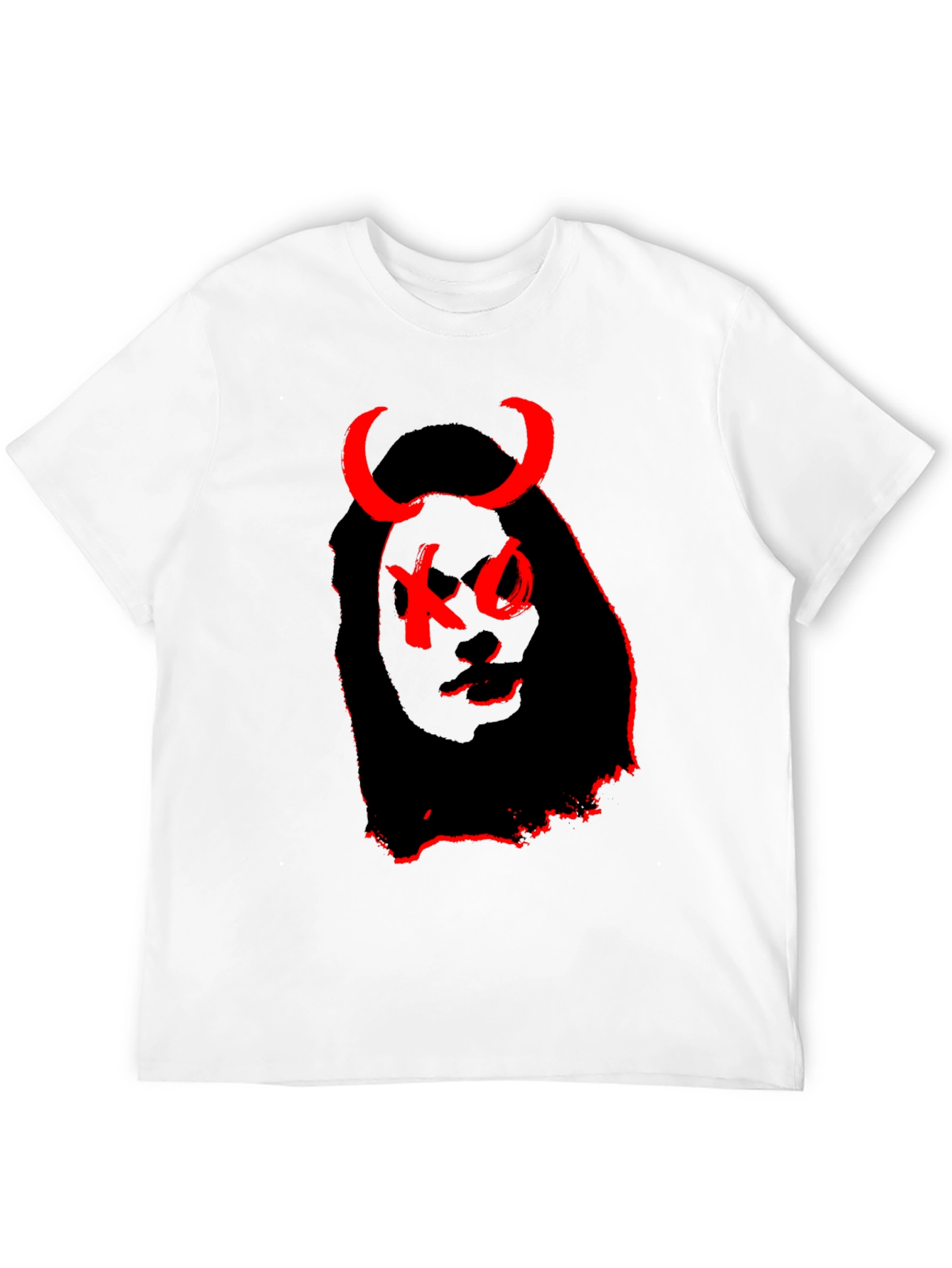 XO Devil Graphic T-Shirt - Black