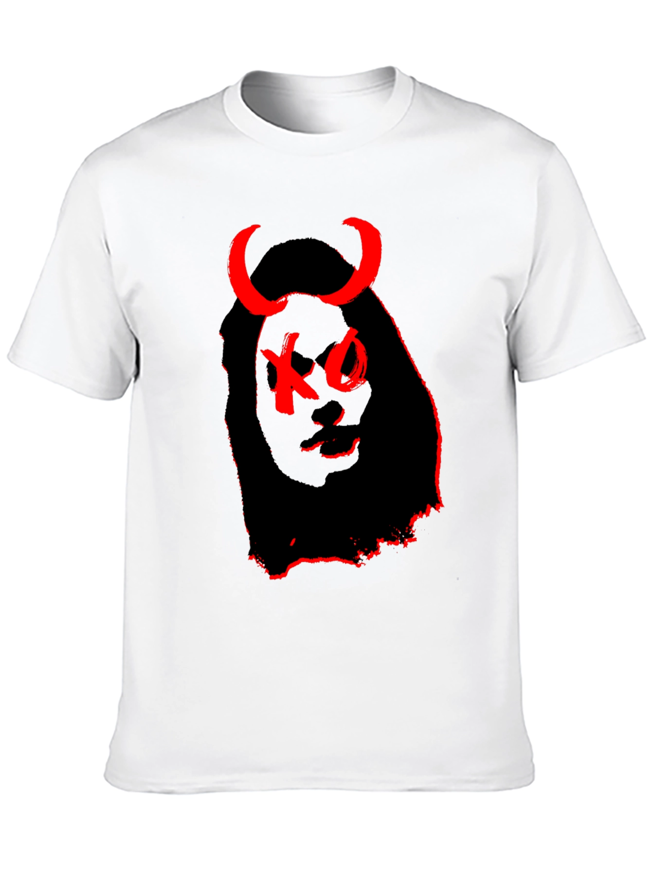 XO Devil Graphic T-Shirt - Black