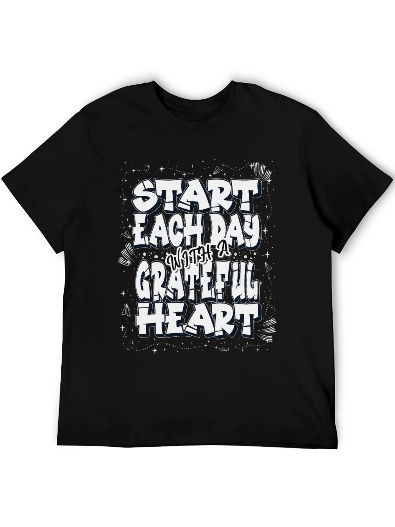 Grateful Heart Graphic Tee - Stylish Comfort