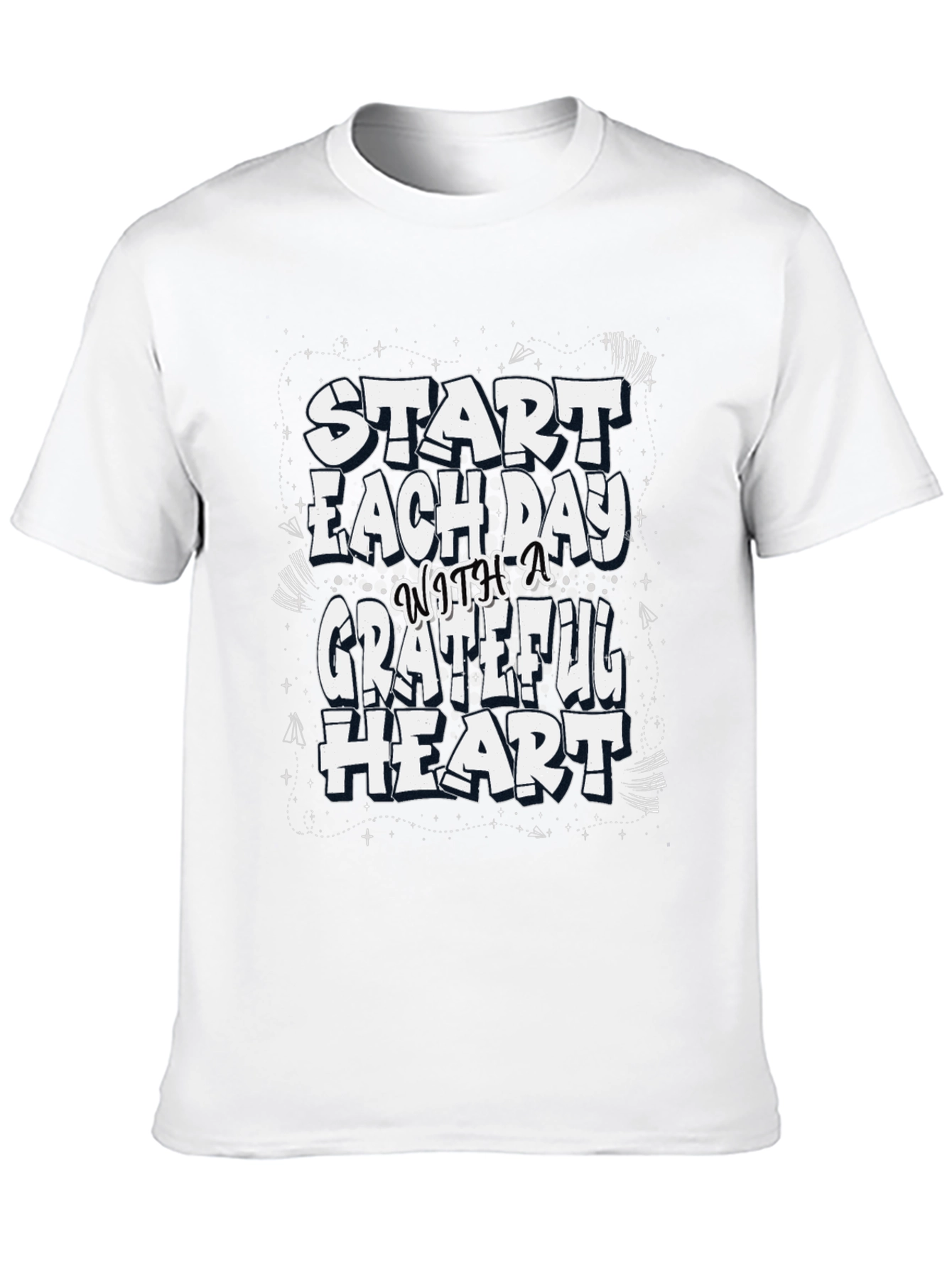 Grateful Heart Graphic Tee - Stylish Comfort