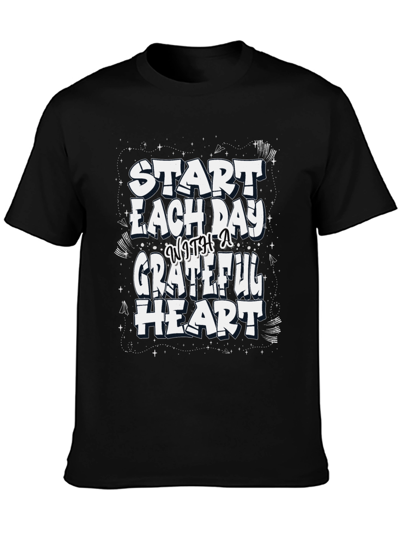 Grateful Heart Graphic Tee - Stylish Comfort