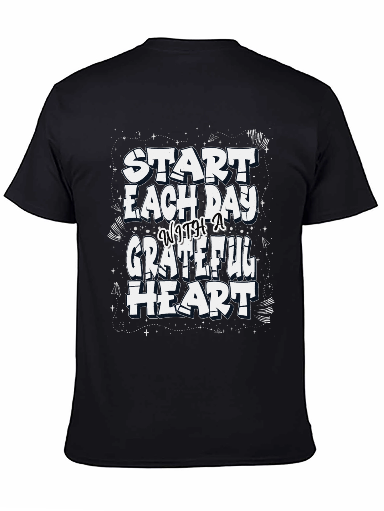 Grateful Heart Graphic Tee - Stylish Comfort