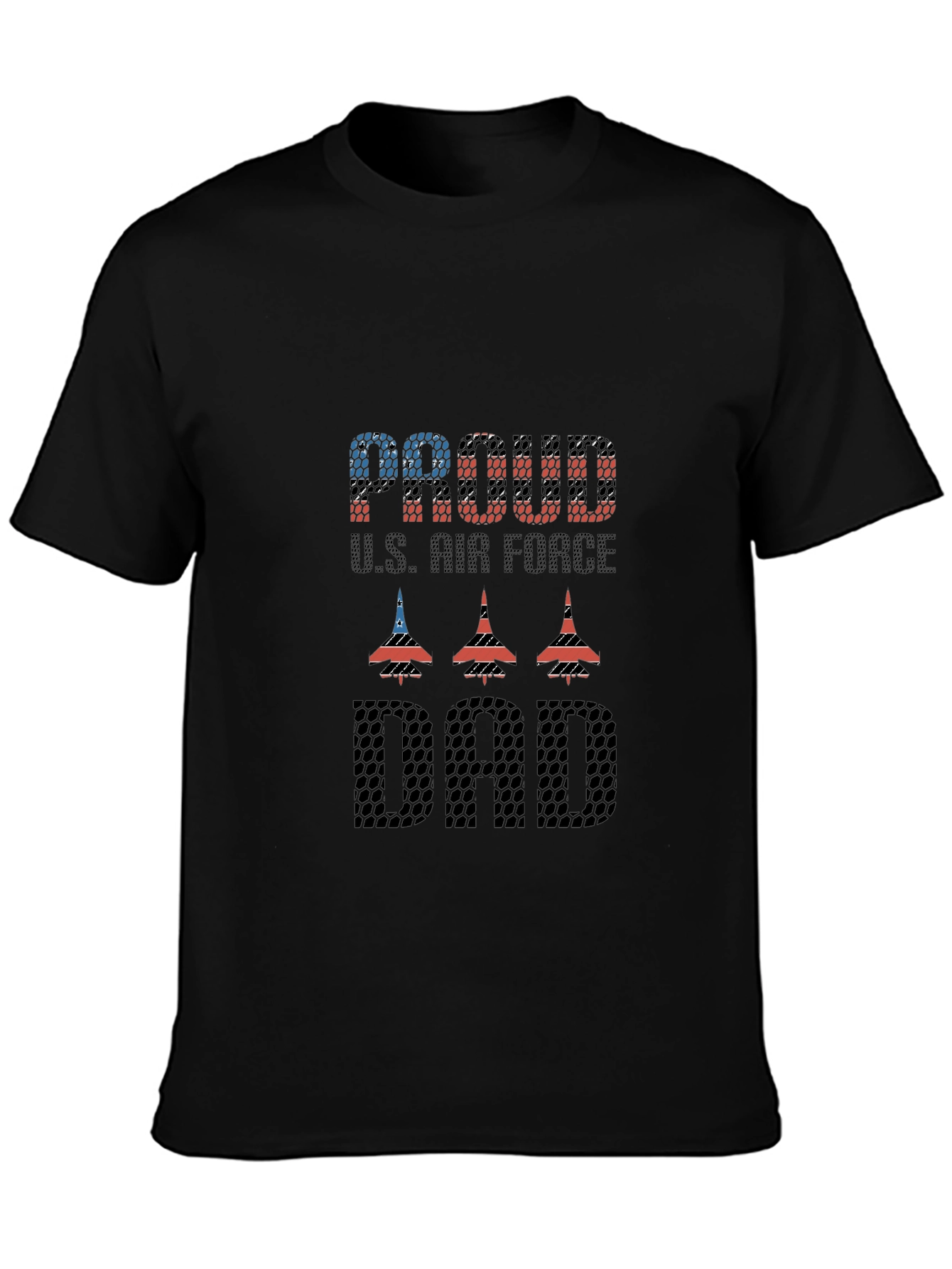 Proud US Air Force Dad Graphic T-Shirt