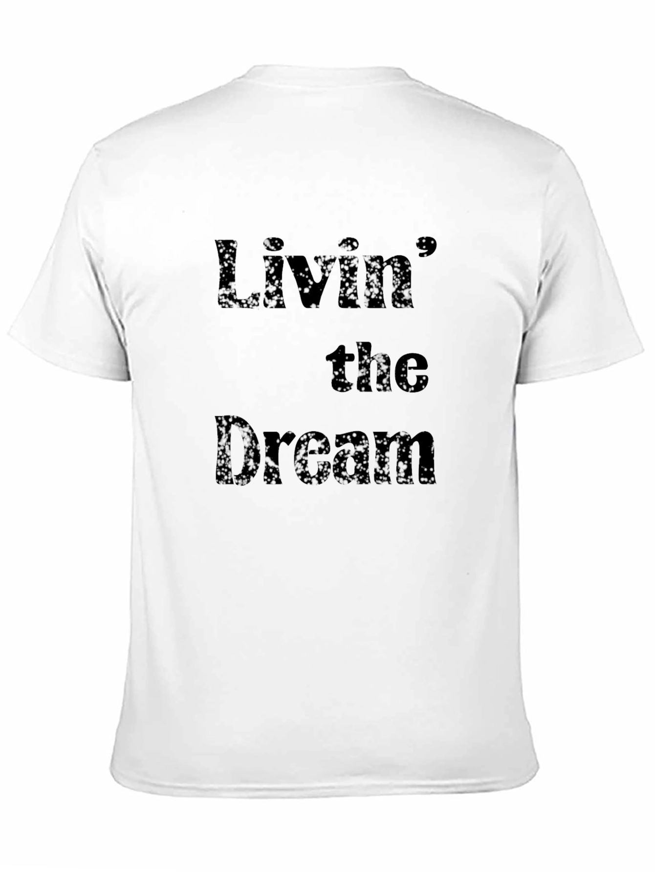 Livin the Dream Black Graphic T-Shirt