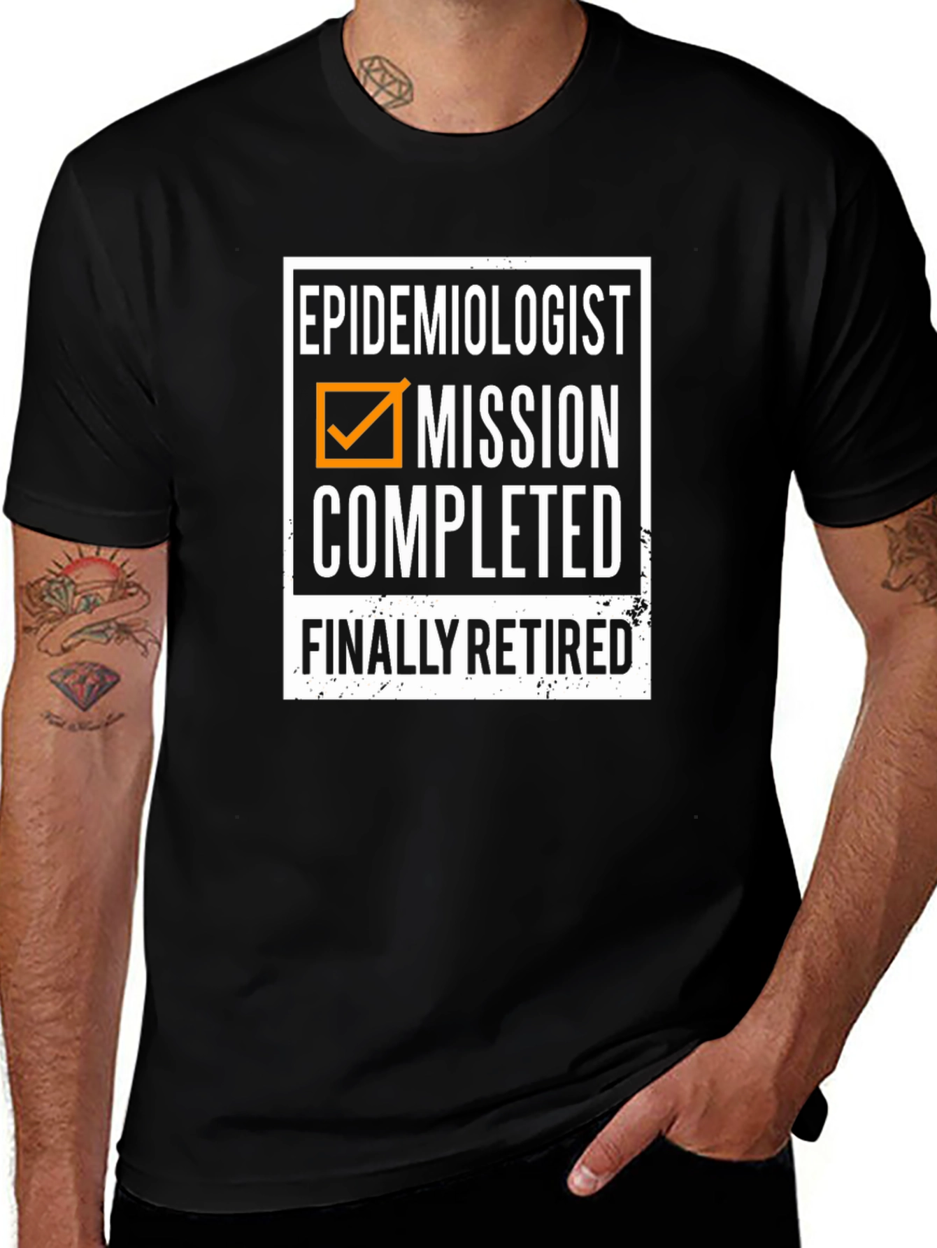 Epidemiologist Retirement T-Shirt - Mission Completed!