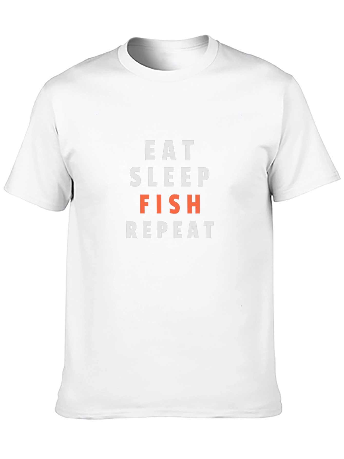Eat Sleep Fish Repeat T-Shirt - Fishing Enthusiast Tee