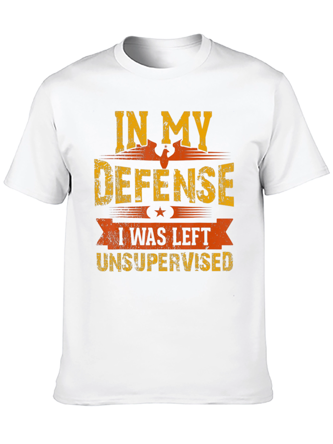 In My Defense Funny Graphic T-Shirt