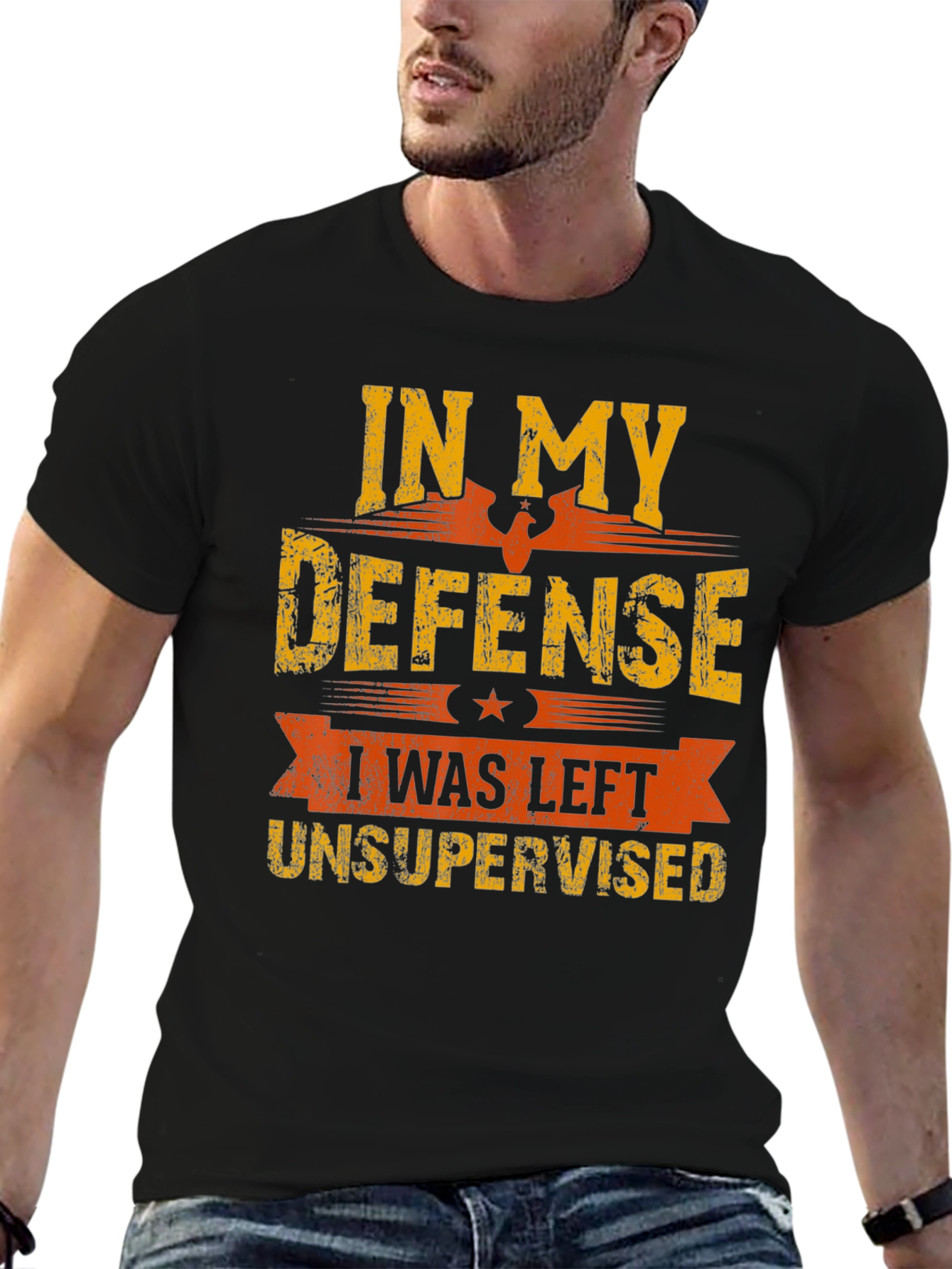 In My Defense Funny Graphic T-Shirt