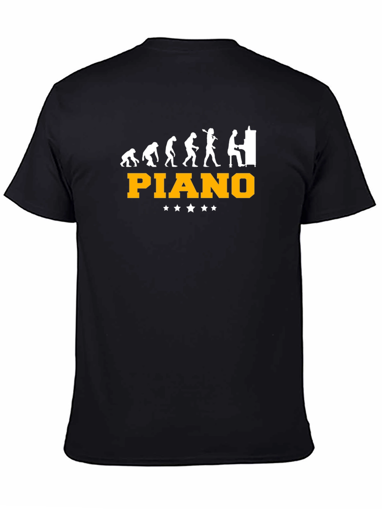Piano Evolution Graphic T-Shirt