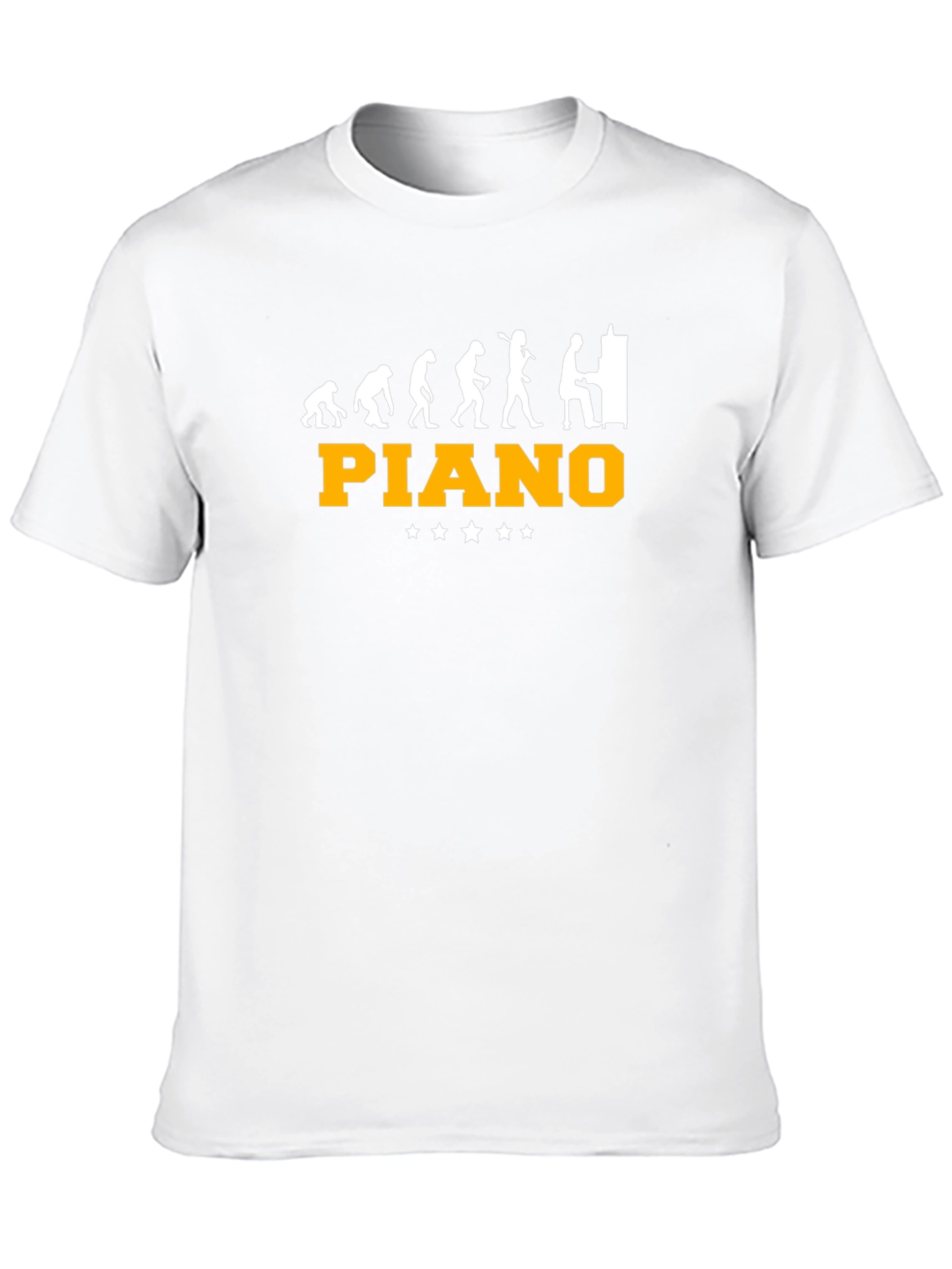Piano Evolution Graphic T-Shirt