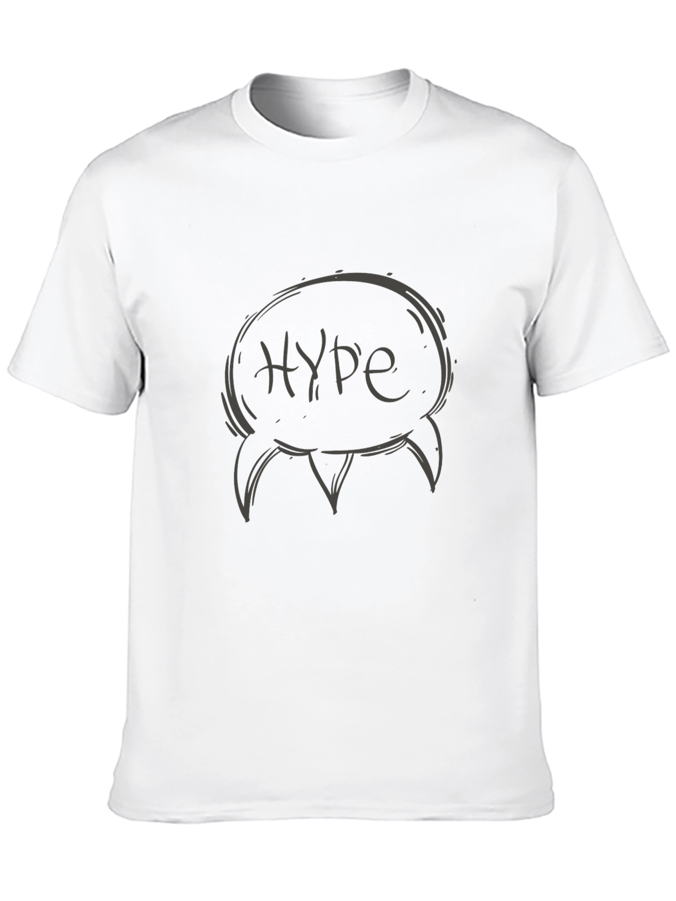 Hype Graphic Print Black T-Shirt