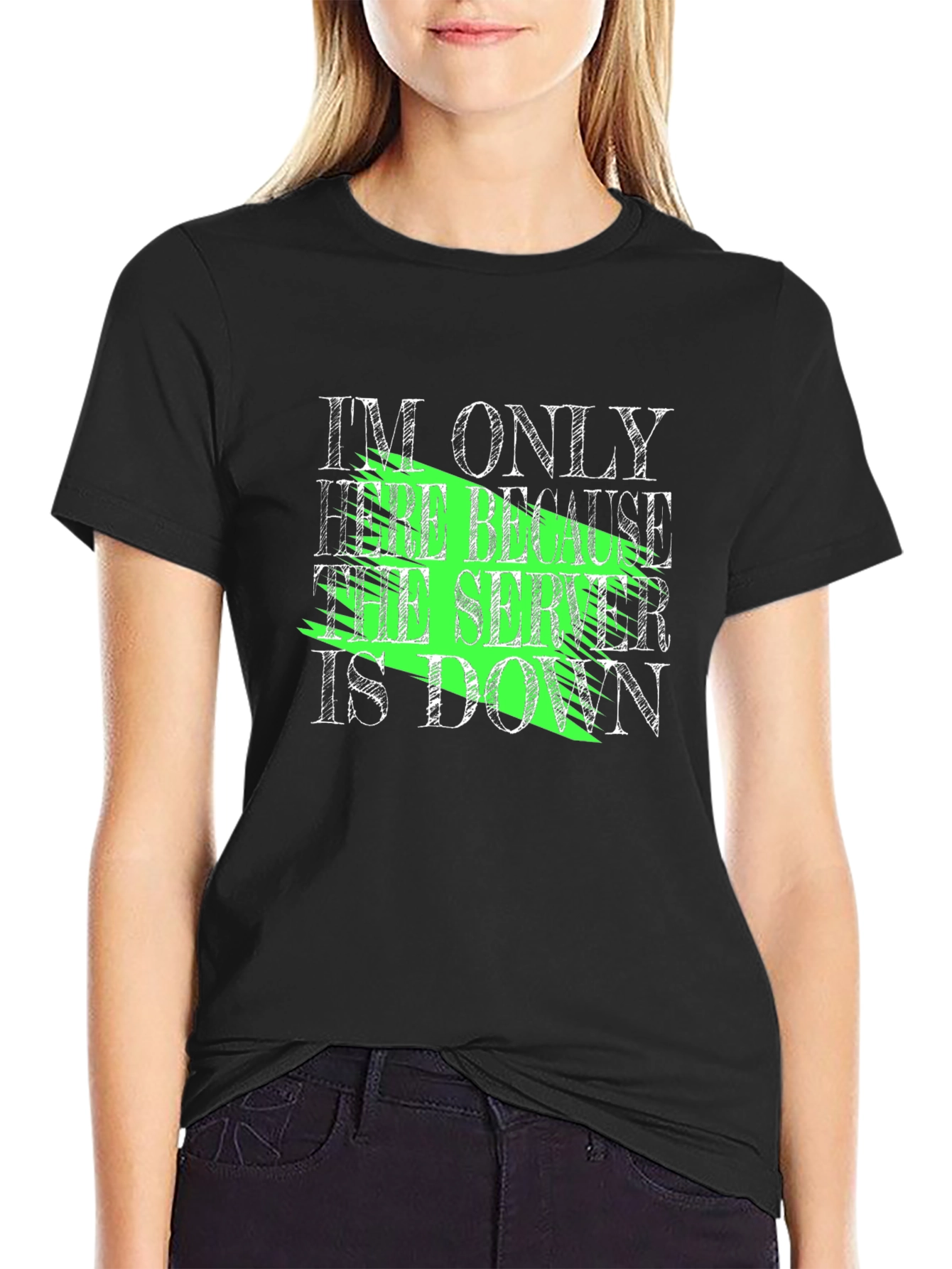 Server Down T-Shirt: Funny IT Support Tee