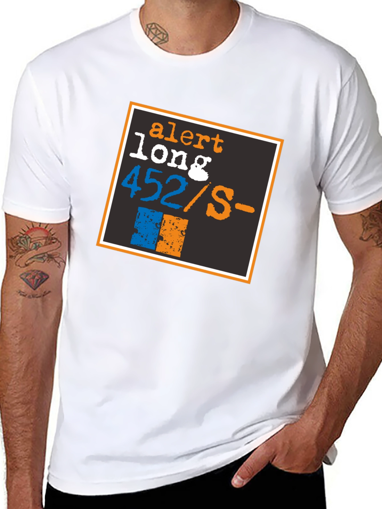 Alert Long 452 Graphic Tee - Cool Casual Style