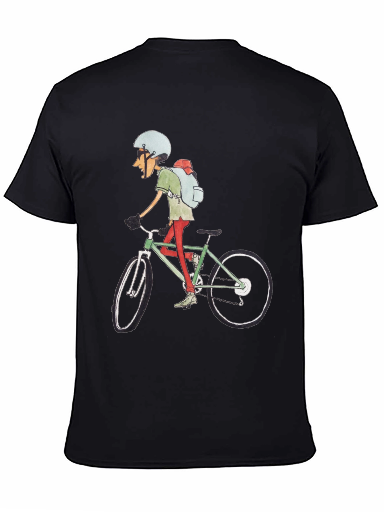 Cycling Cartoon T-Shirt: Ride in Style!