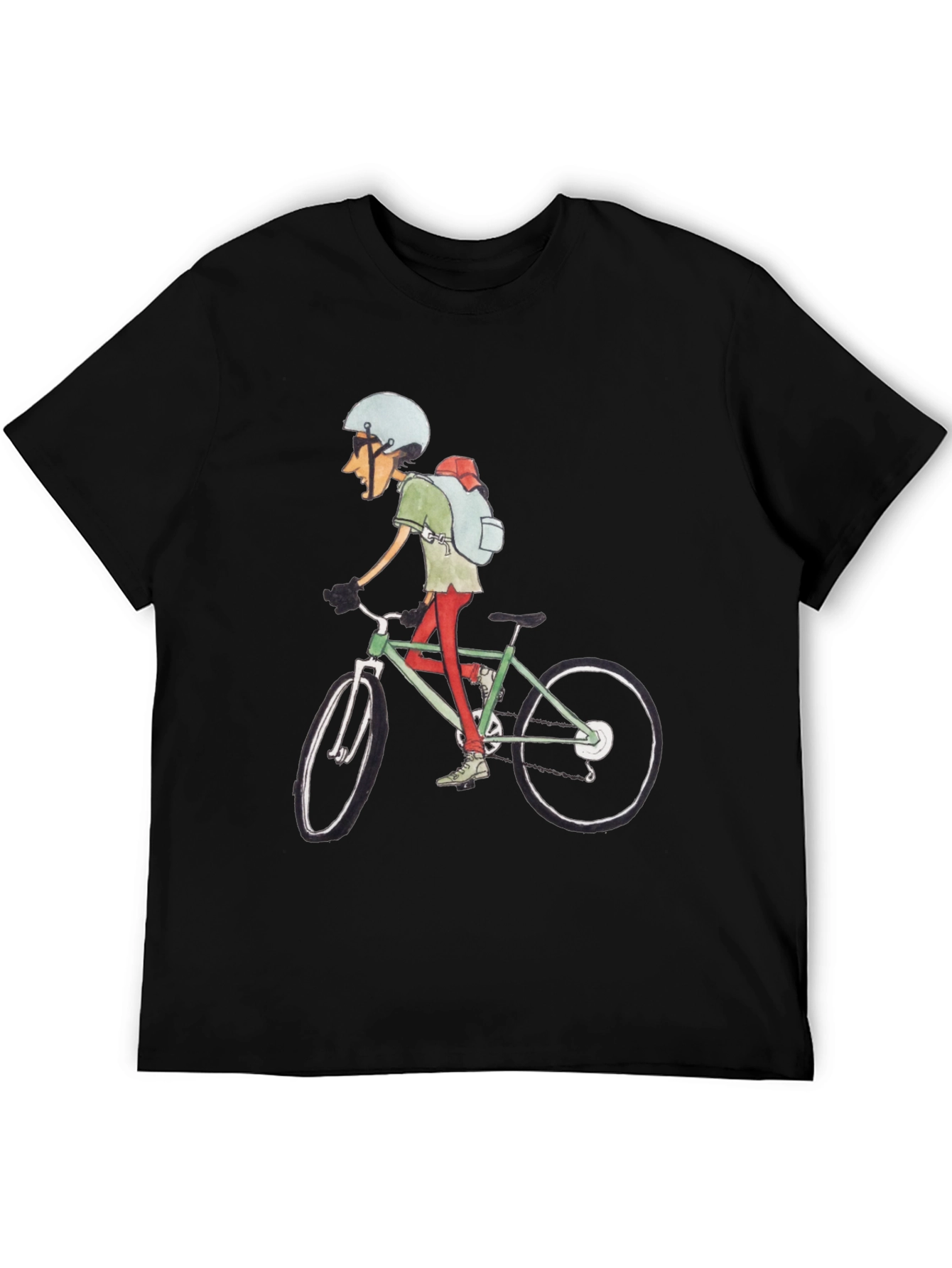 Cycling Cartoon T-Shirt: Ride in Style!