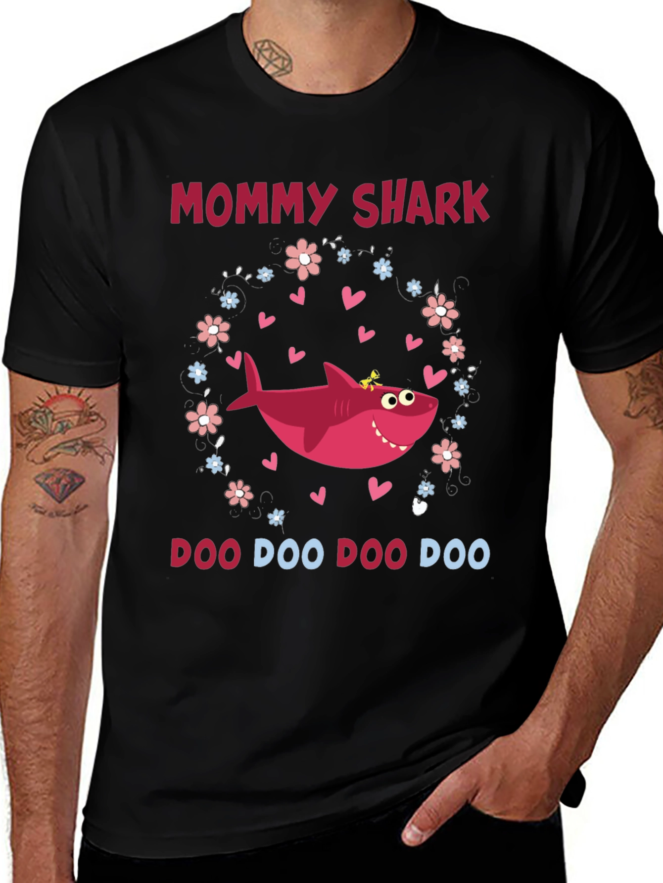 Mommy Shark Doo Doo T-Shirt - Cute Graphic Tee