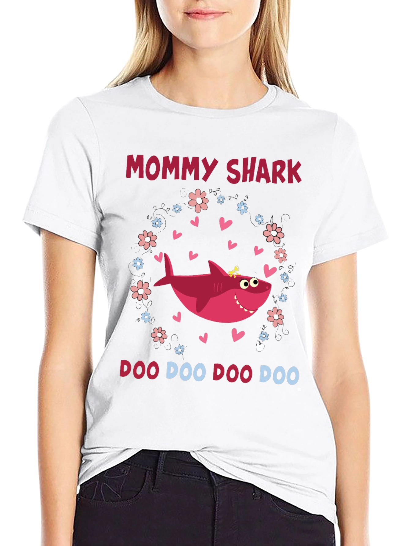 Mommy Shark Doo Doo T-Shirt - Cute Graphic Tee