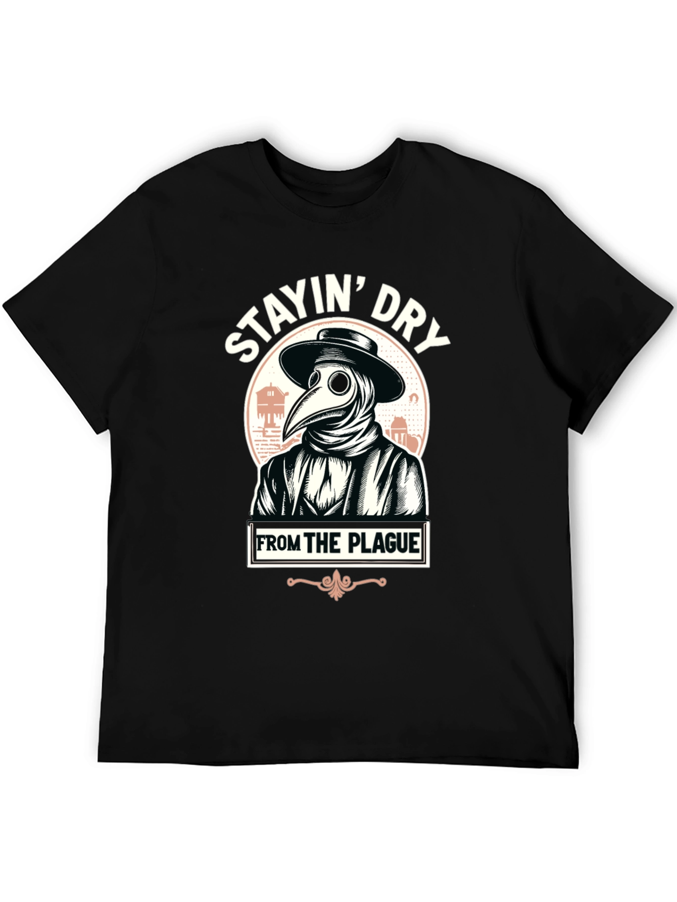 Stayin Dry From The Plague Graphic T-Shirt