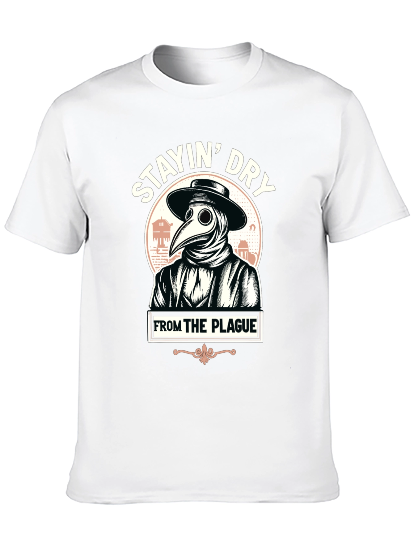 Stayin Dry From The Plague Graphic T-Shirt