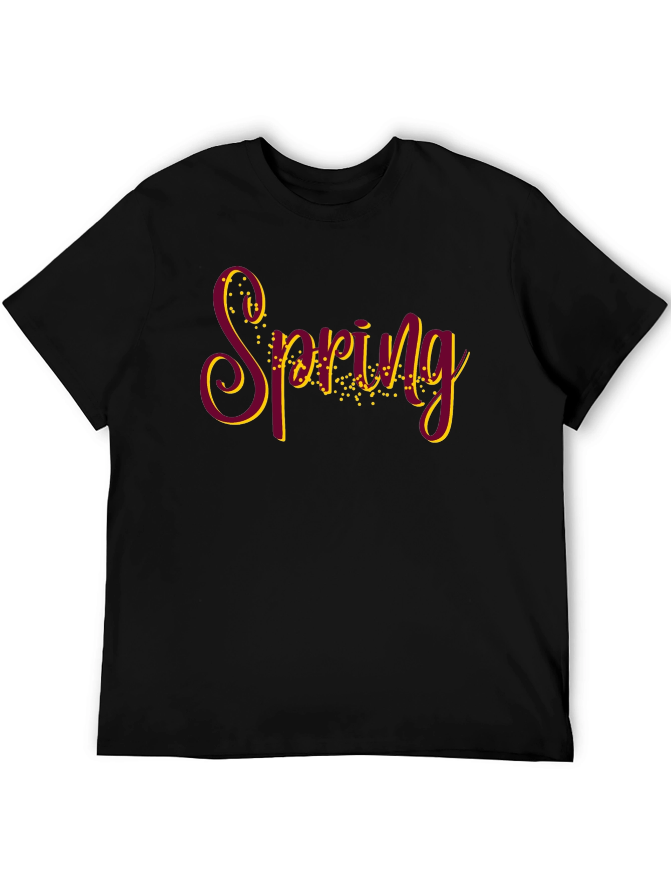 Spring Graphic Tee - Stylish Short Sleeve Shirt