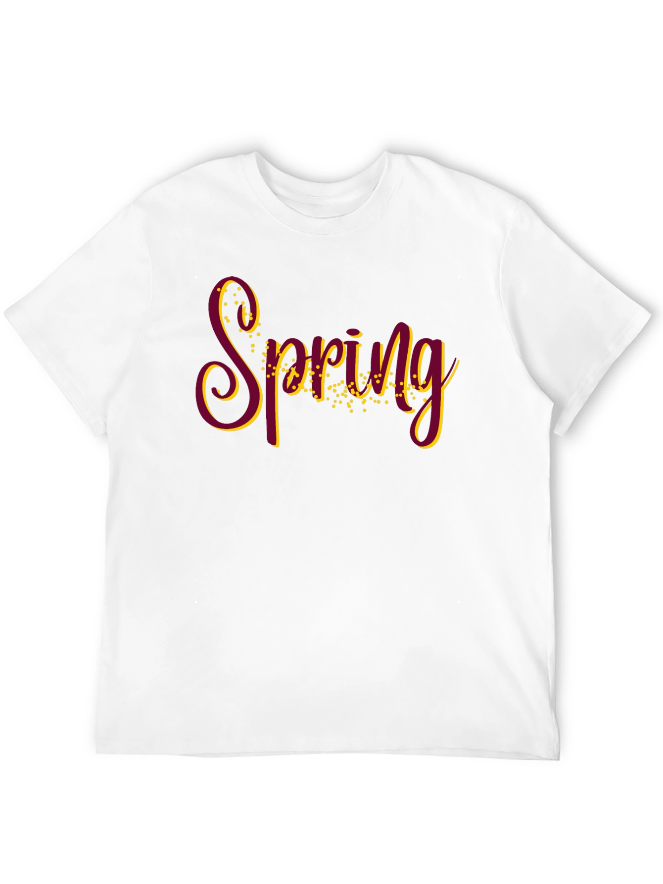 Spring Graphic Tee - Stylish Short Sleeve Shirt