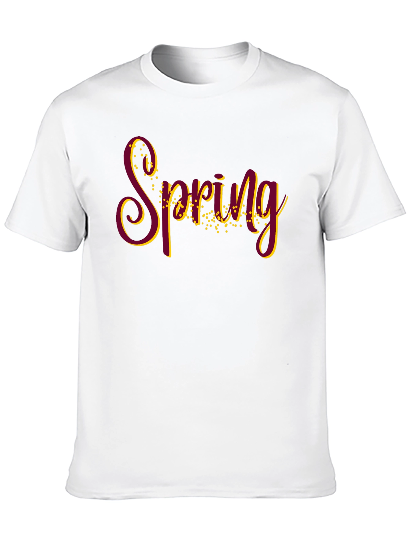 Spring Graphic Tee - Stylish Short Sleeve Shirt