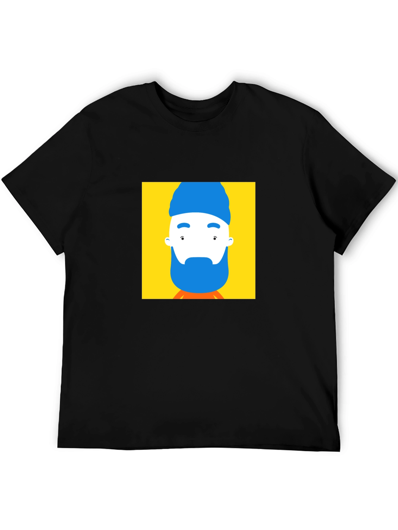 Abstract Portrait Graphic Tee - Modern Art Style