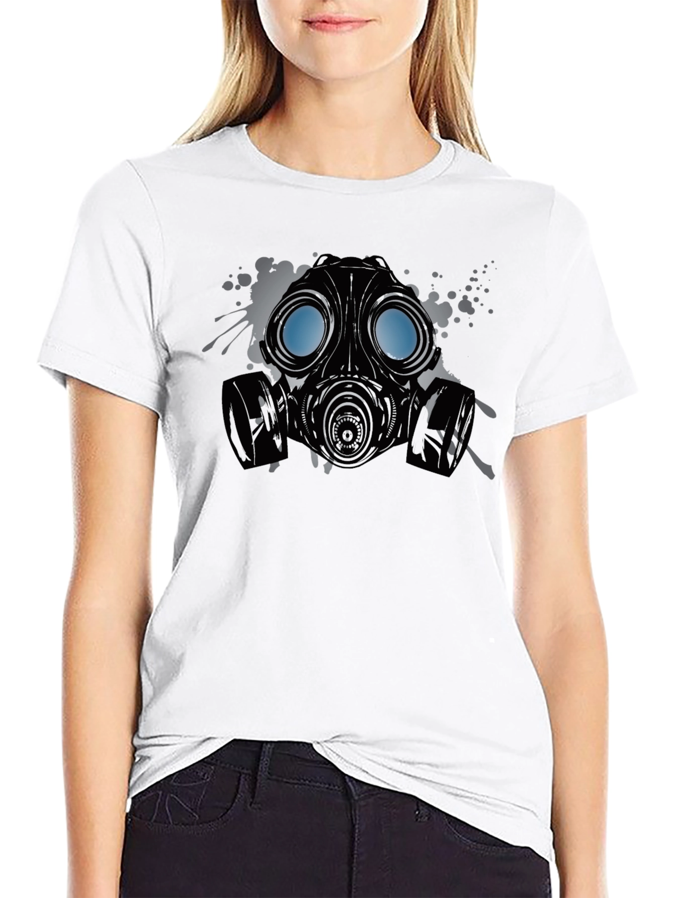 Gas Mask Graphic Tee - Protection Style