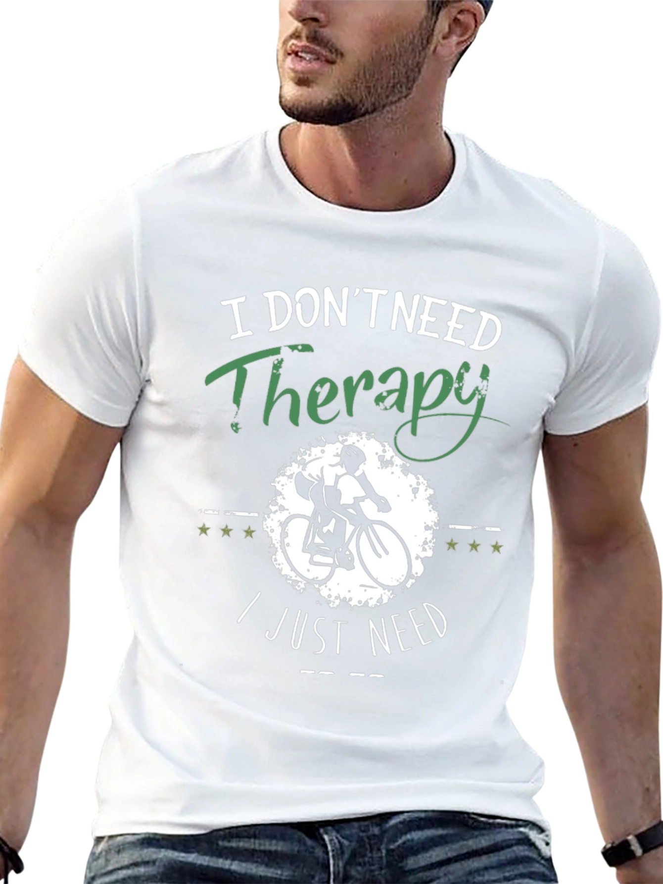 Cycling Therapy T-Shirt I Dont Need Therapy