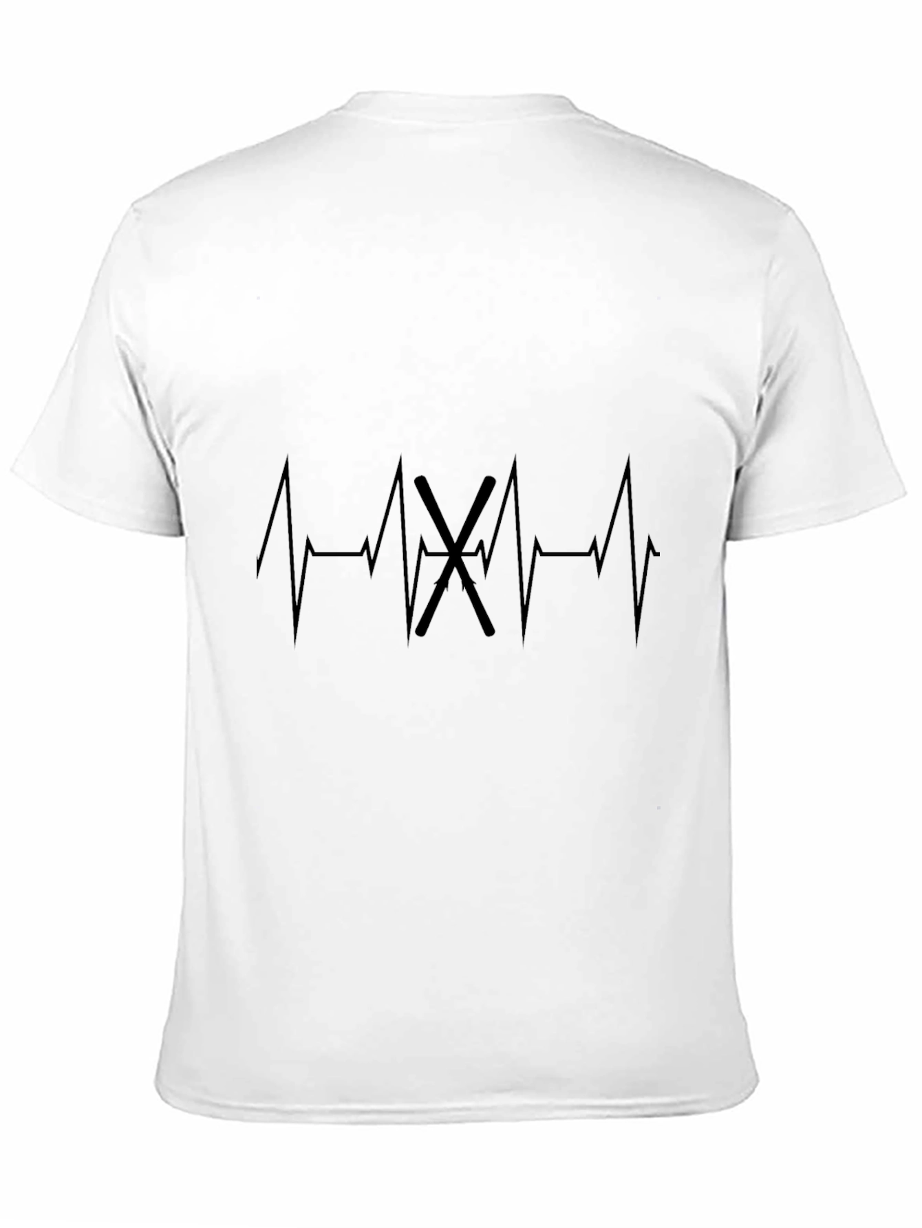 Heartbeat X Graphic Tee - Stylish Black T-Shirt