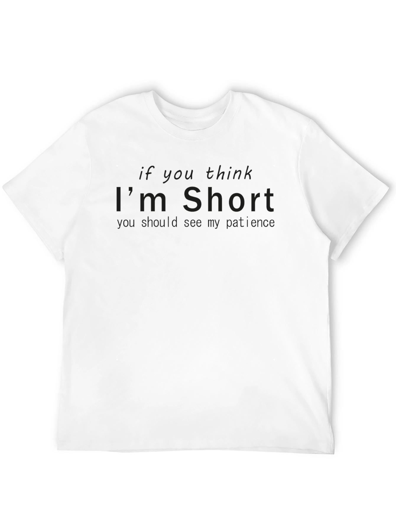 Humorous Im Short Graphic T-Shirt