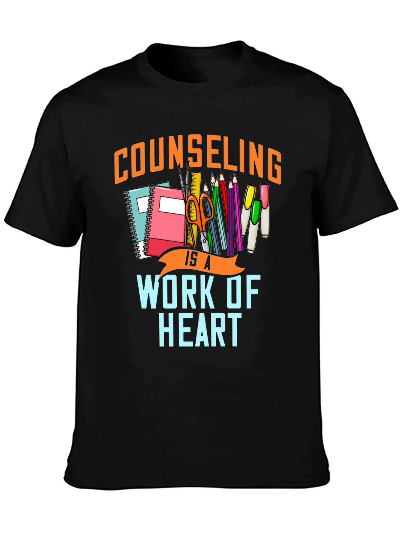 Counseling is a Work of Heart Graphic Tee