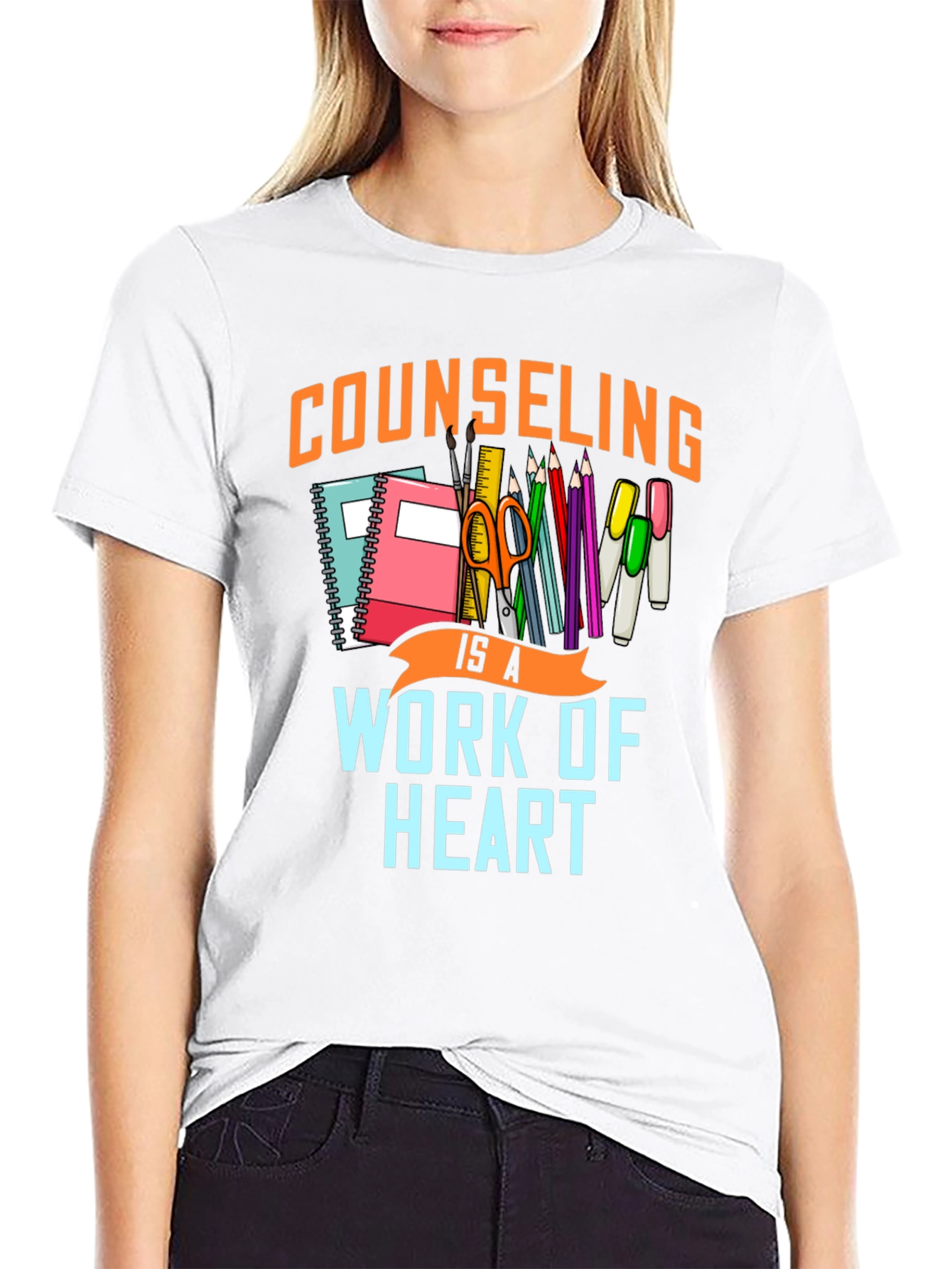 Counseling is a Work of Heart Graphic Tee