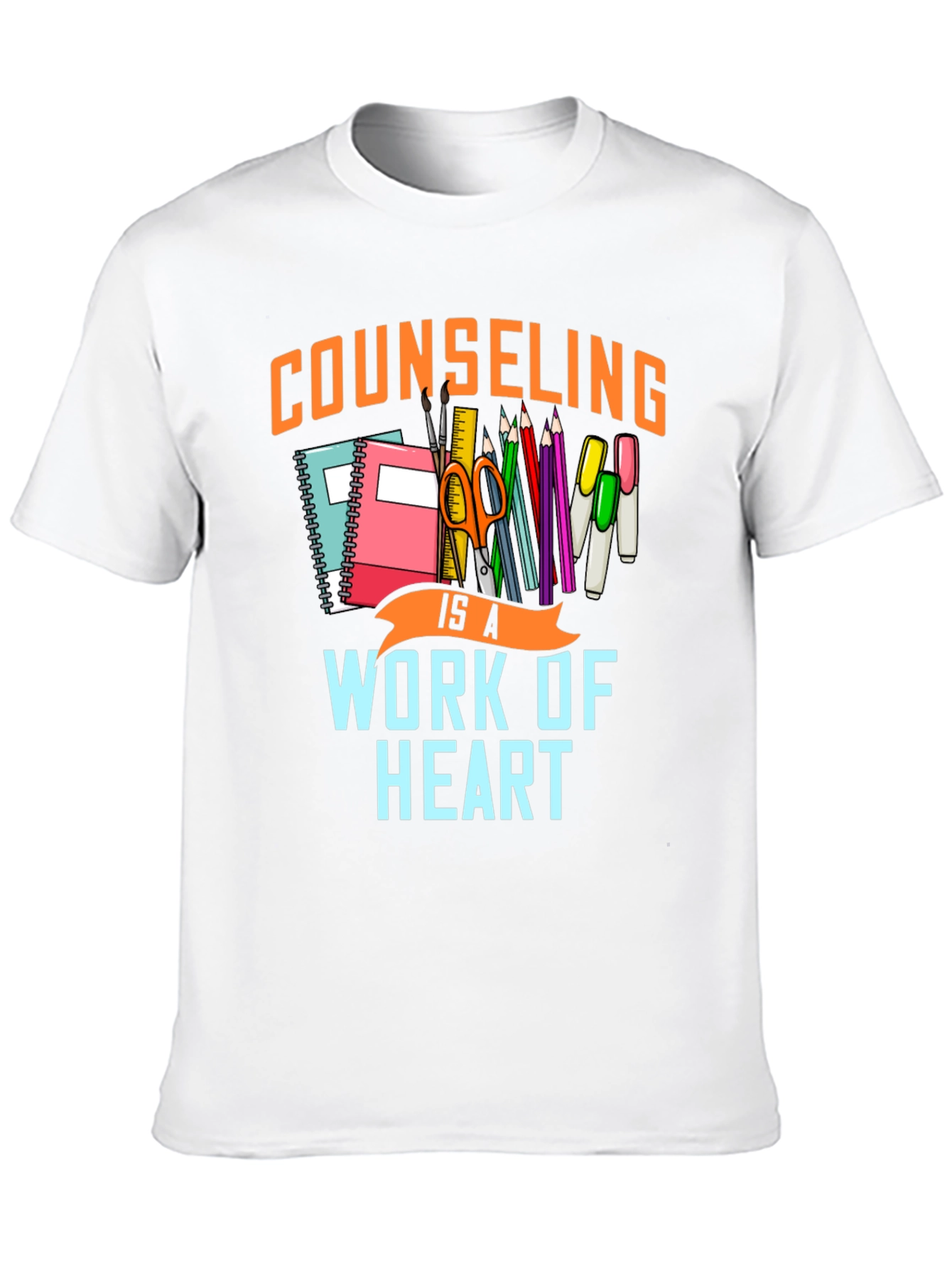 Counseling is a Work of Heart Graphic Tee