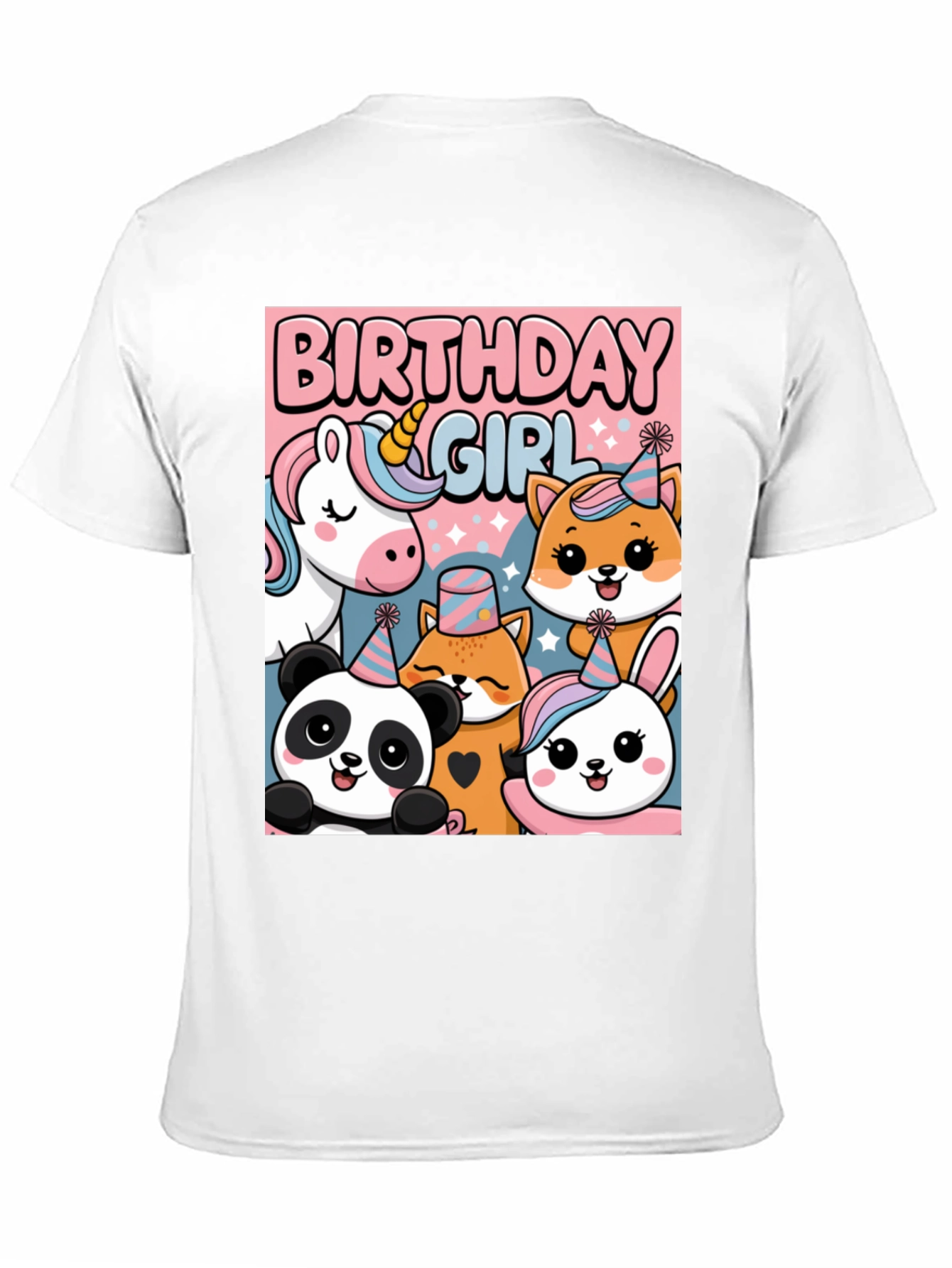 Birthday Girl Animal Party T-Shirt