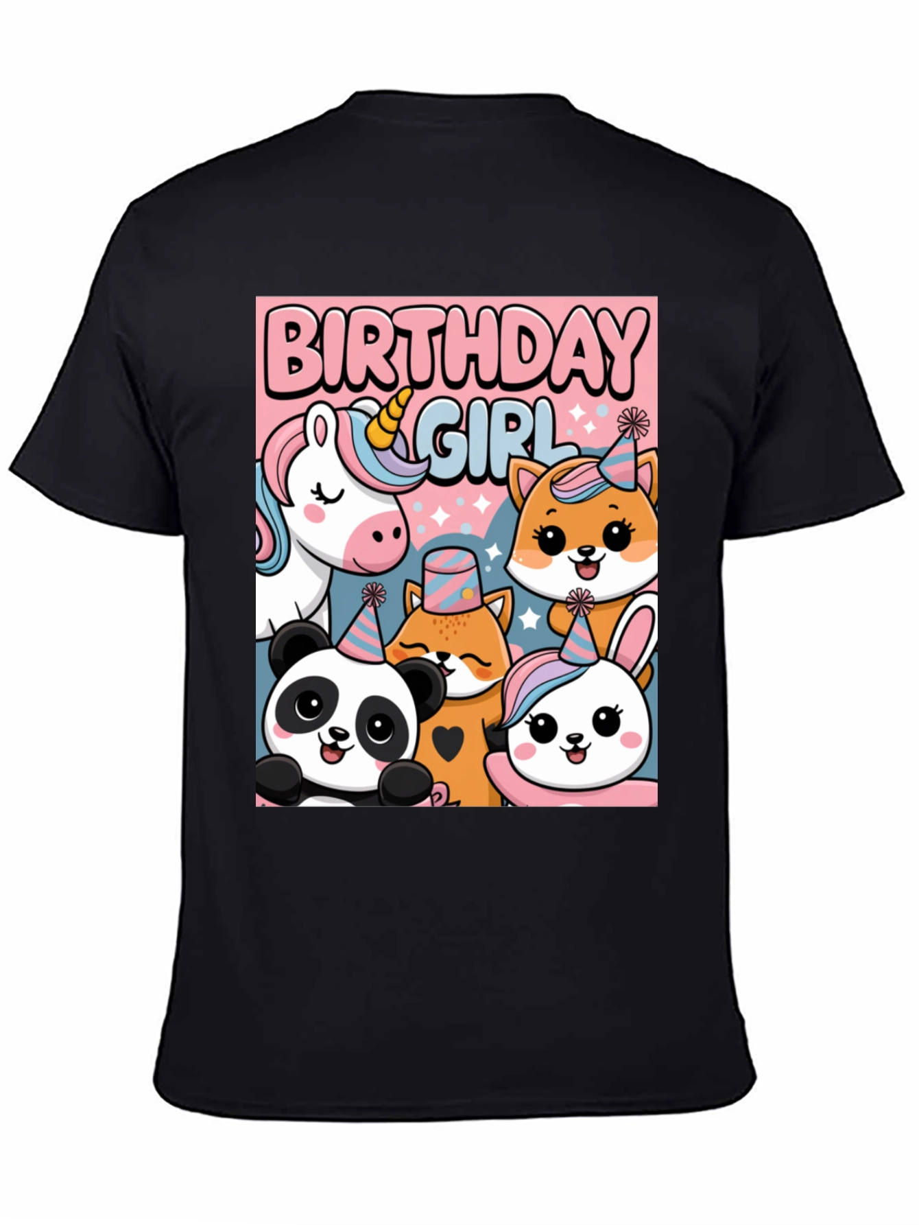 Birthday Girl Animal Party T-Shirt
