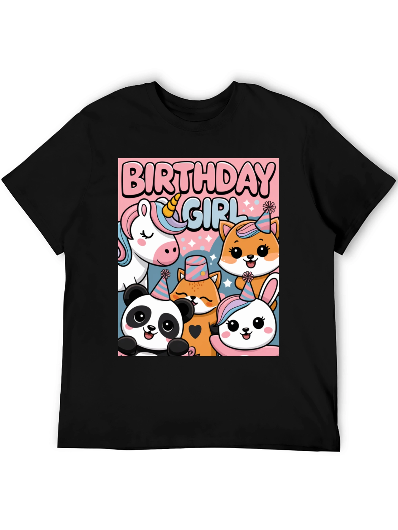 Birthday Girl Animal Party T-Shirt