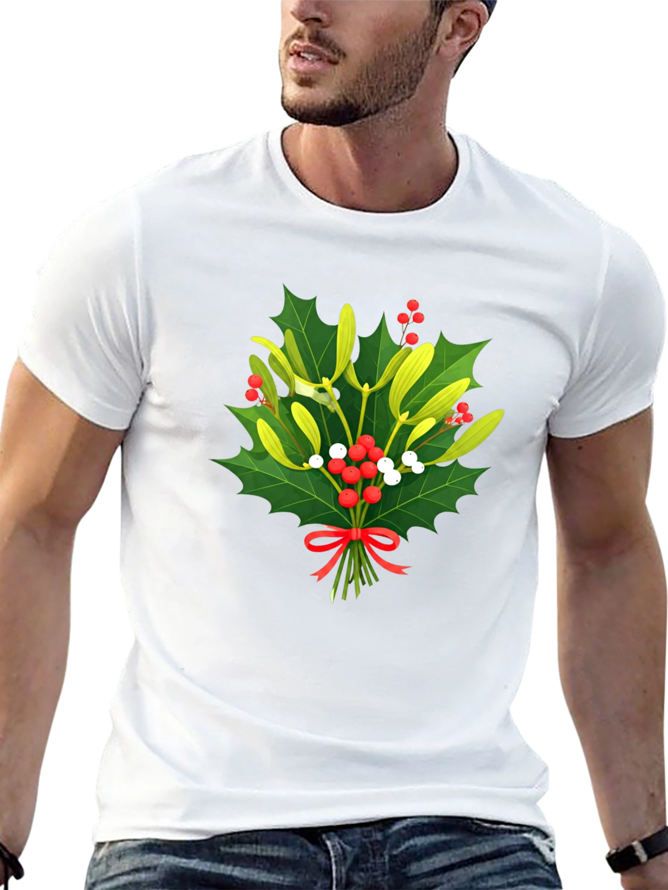 Mistletoe Christmas T-Shirt - Holiday Festive Wear