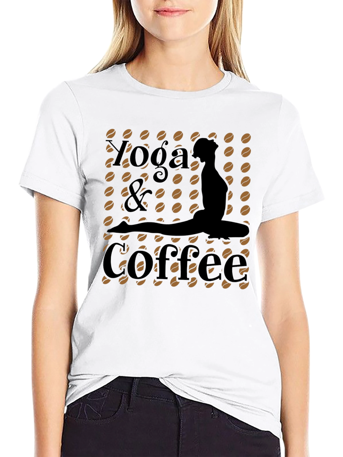 Yoga & Coffee Graphic Tee