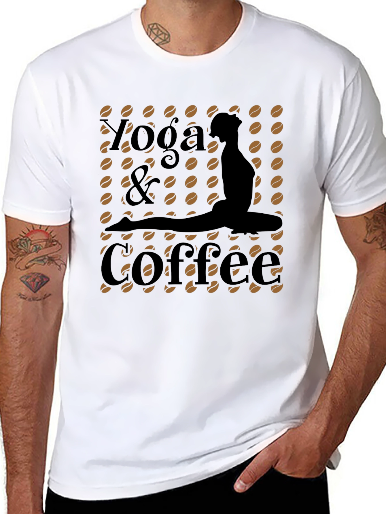 Yoga & Coffee Graphic Tee