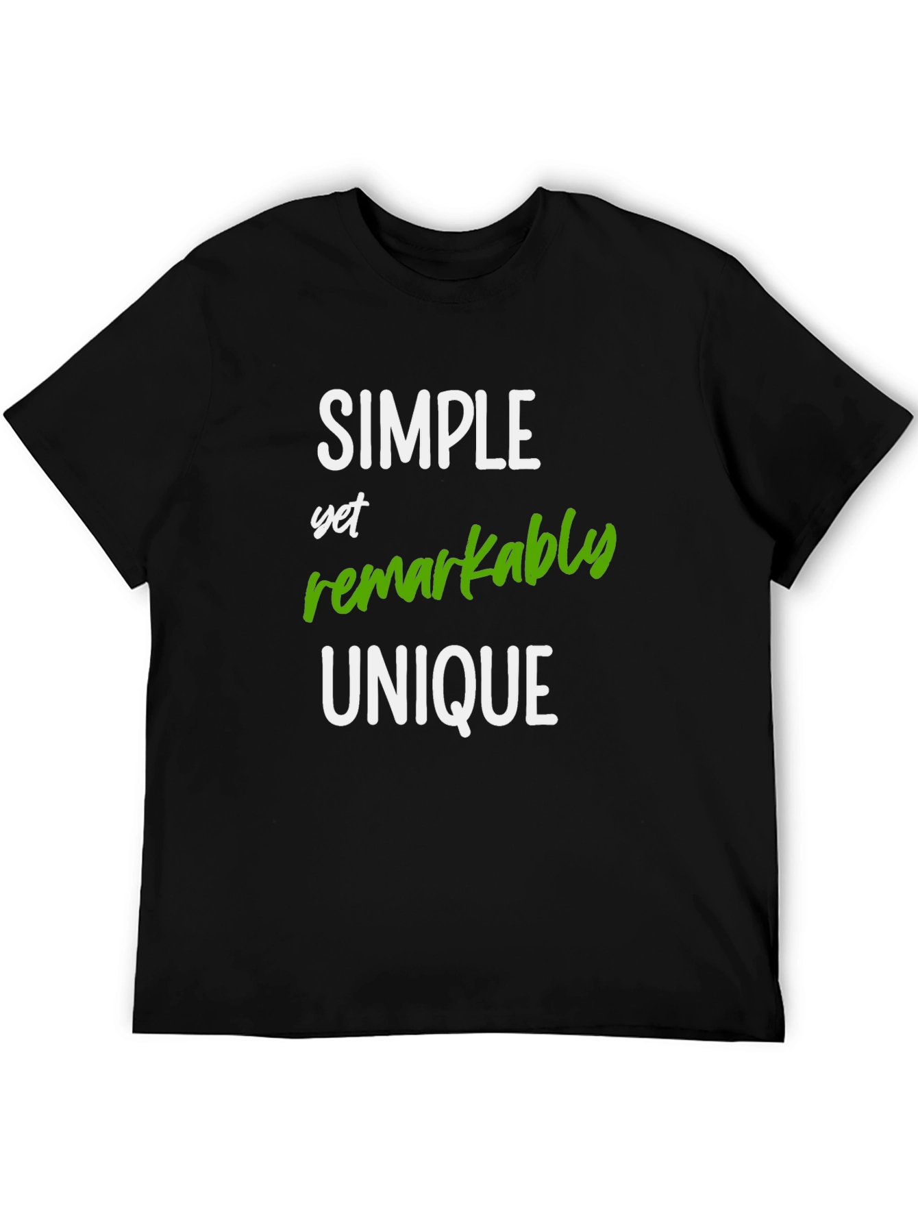 Simple Unique Graphic Tee - Soft Cotton Blend