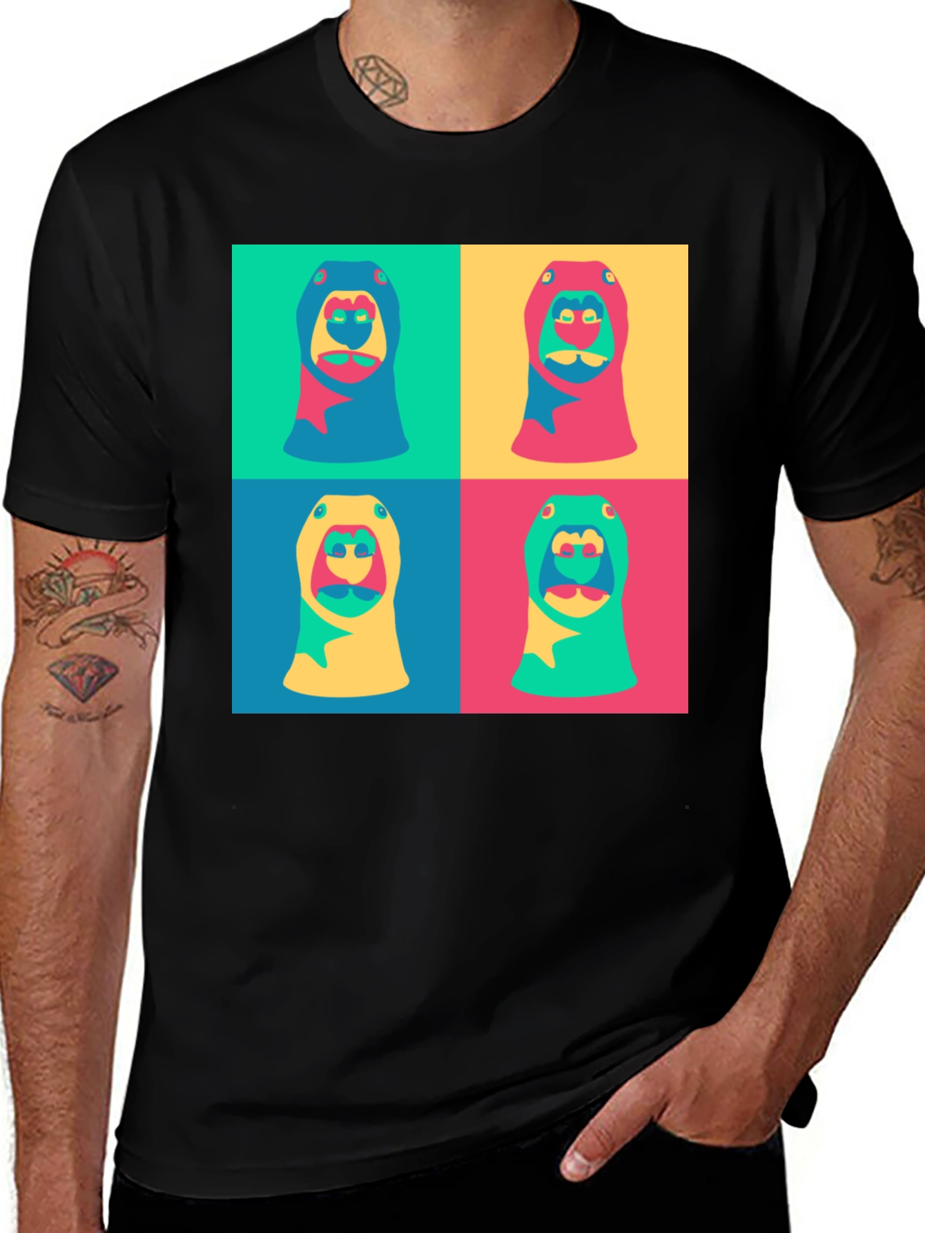 Pop Art Bear T-Shirt