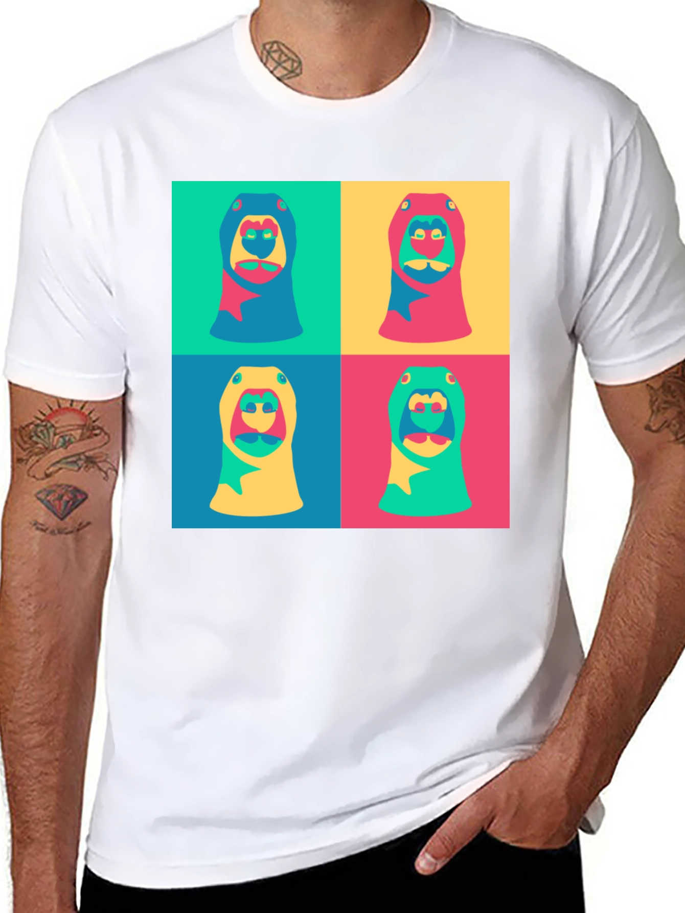Pop Art Bear T-Shirt