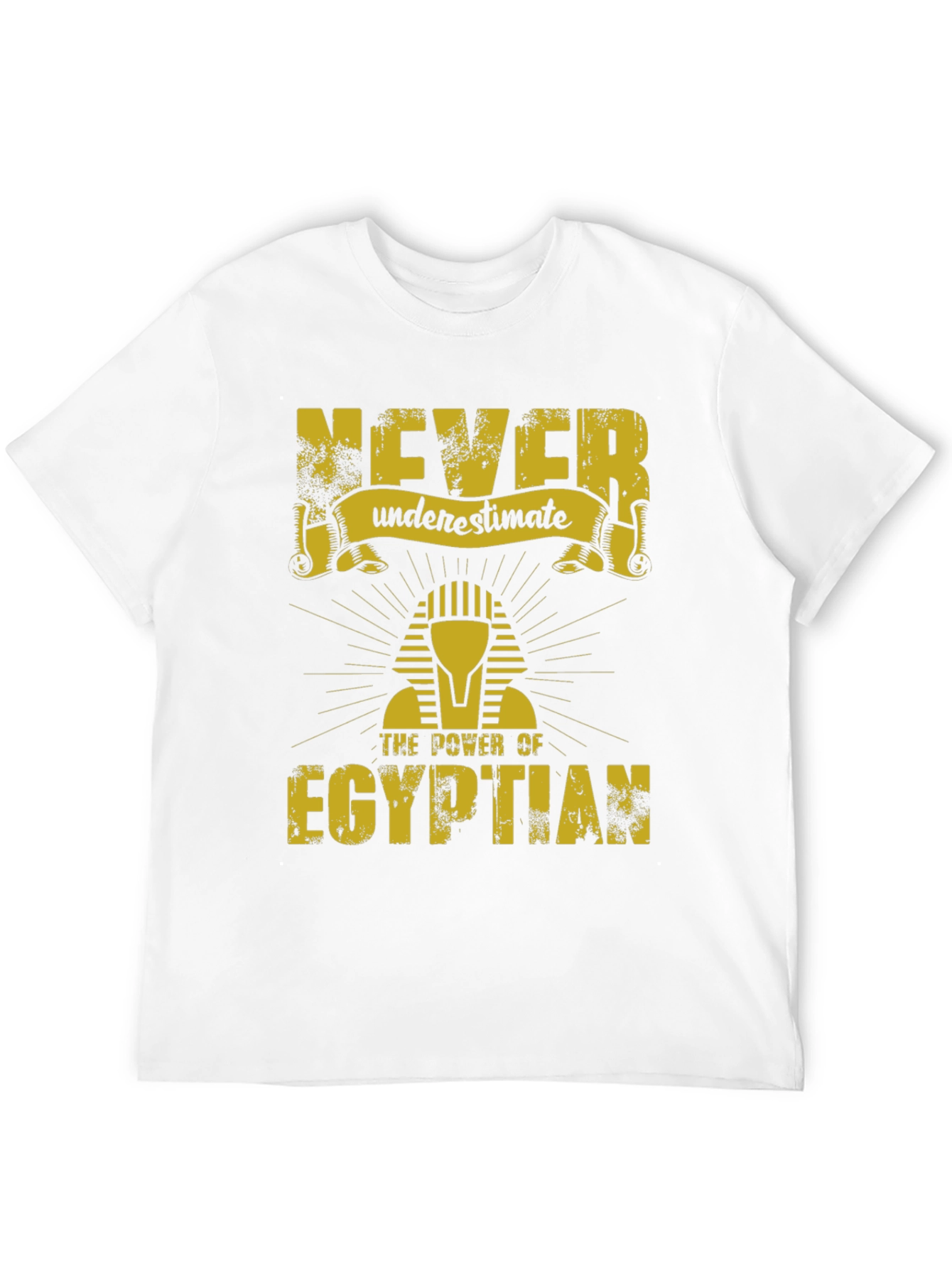 Never Underestimate Egyptian Black T-Shirt