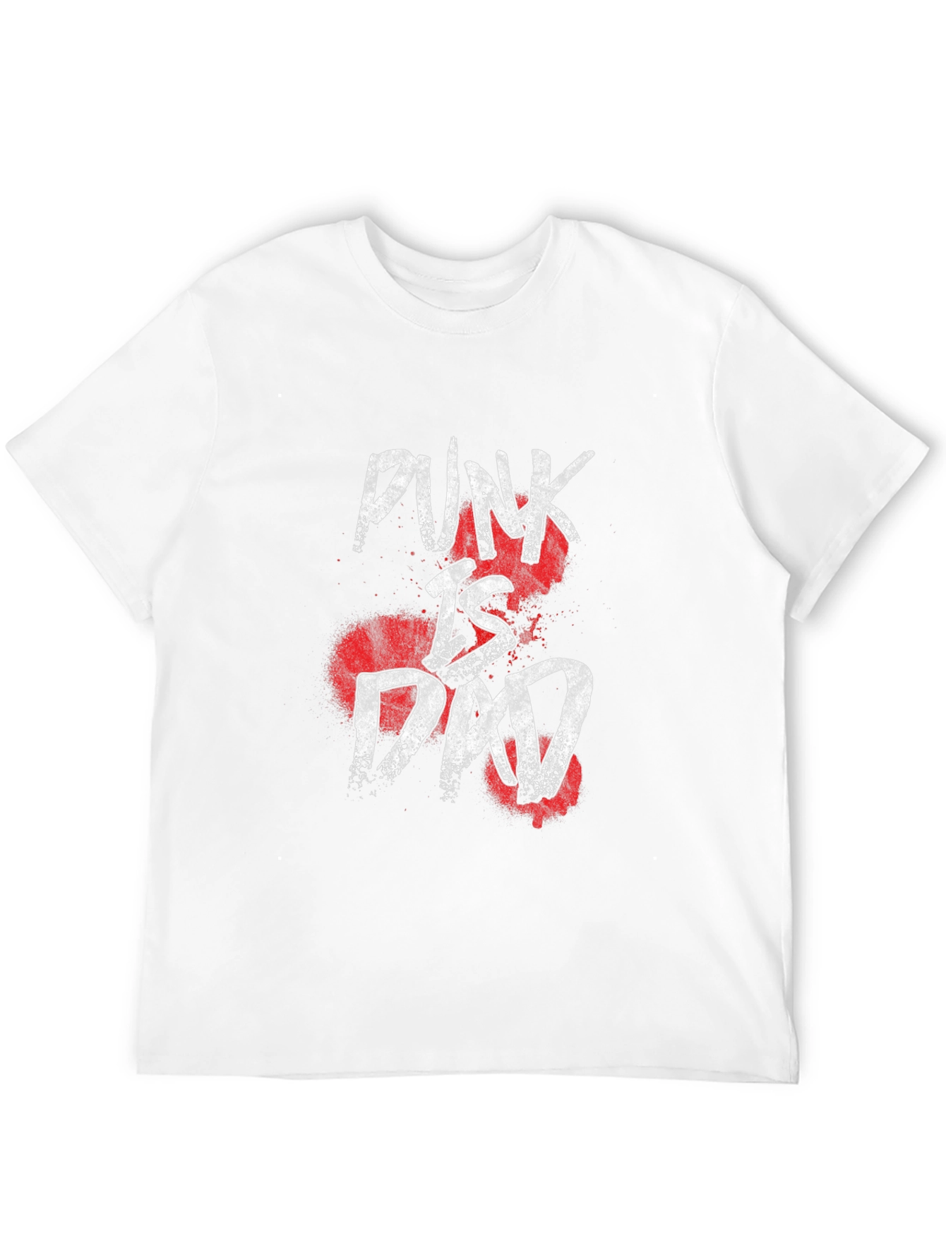 Punk Is Dead T-Shirt - Graphic Print Tee