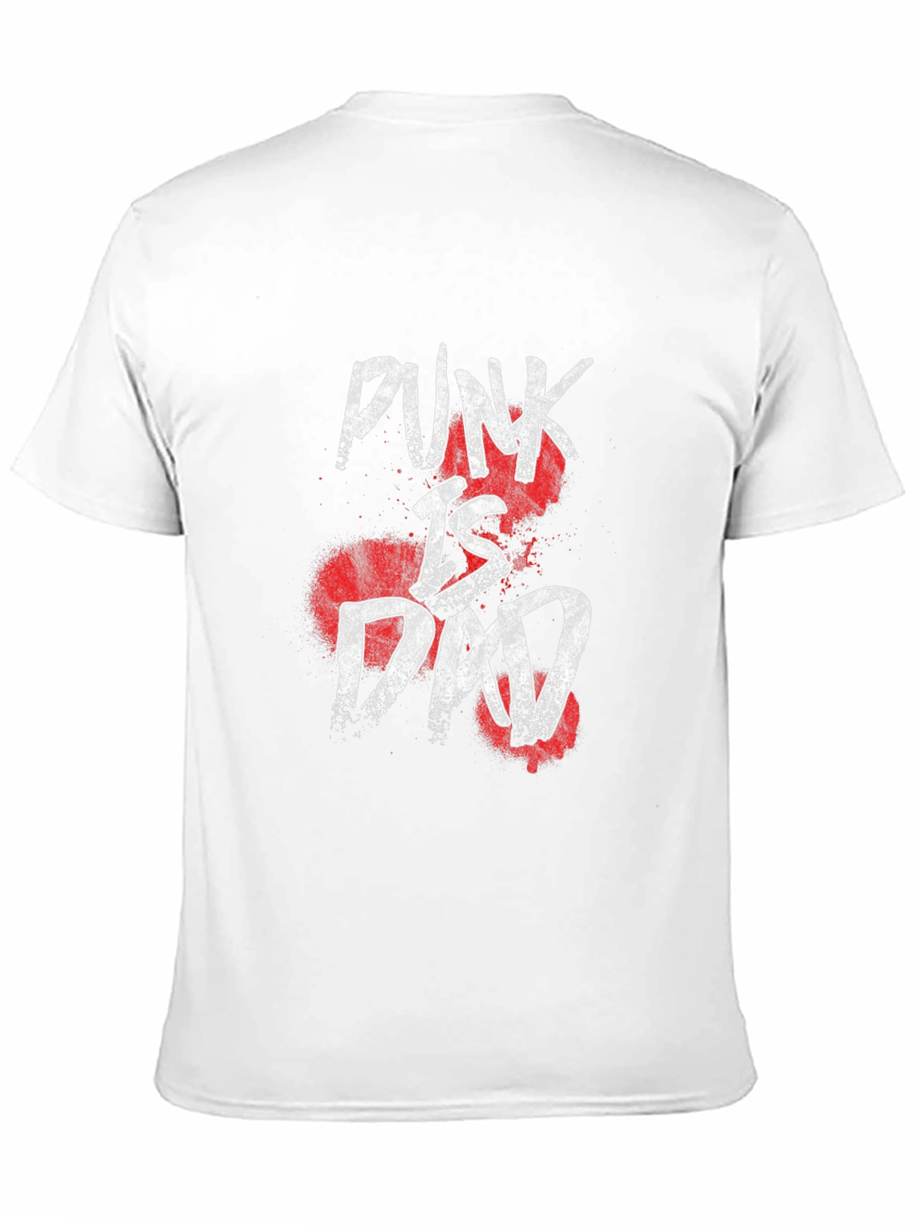 Punk Is Dead T-Shirt - Graphic Print Tee