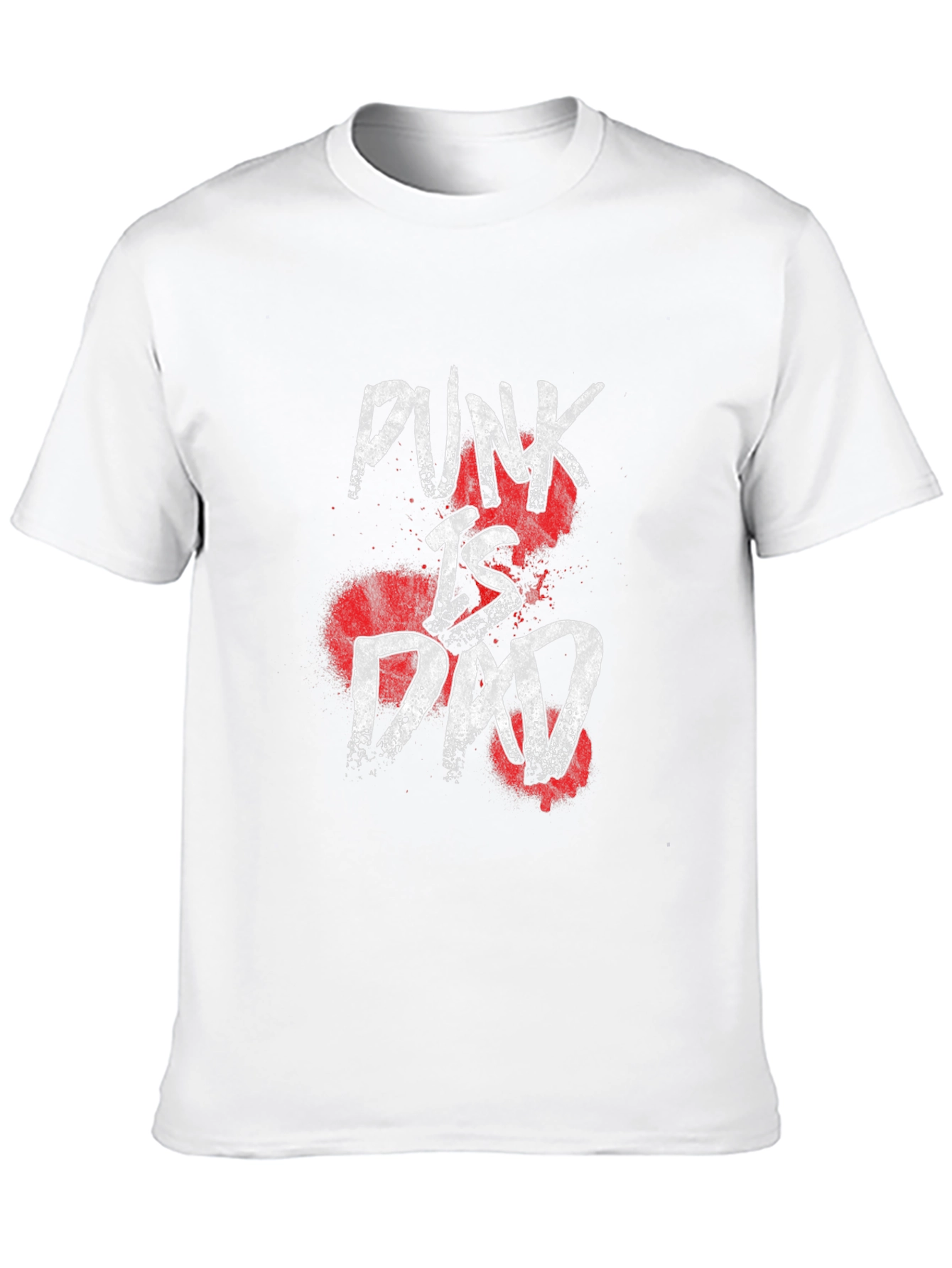Punk Is Dead T-Shirt - Graphic Print Tee