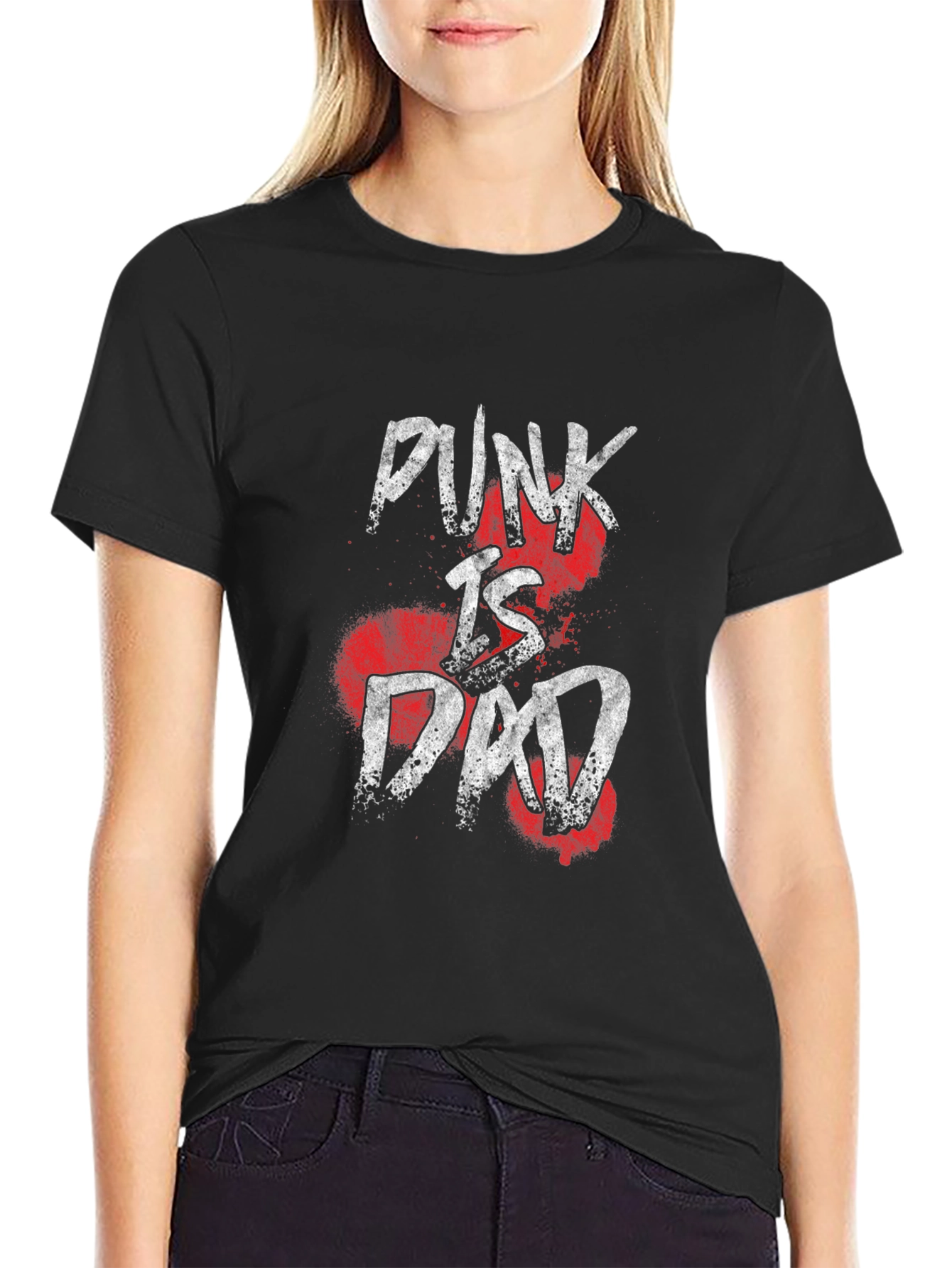 Punk Is Dead T-Shirt - Graphic Print Tee