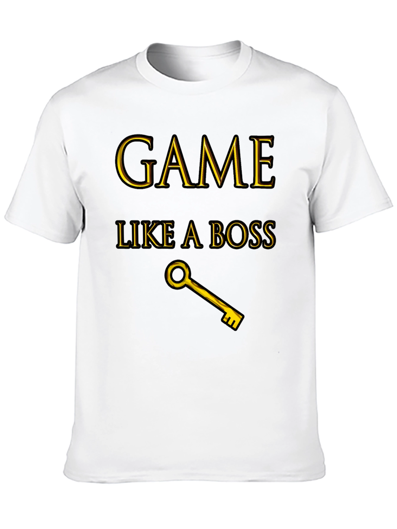 Game Like A Boss Black T-Shirt