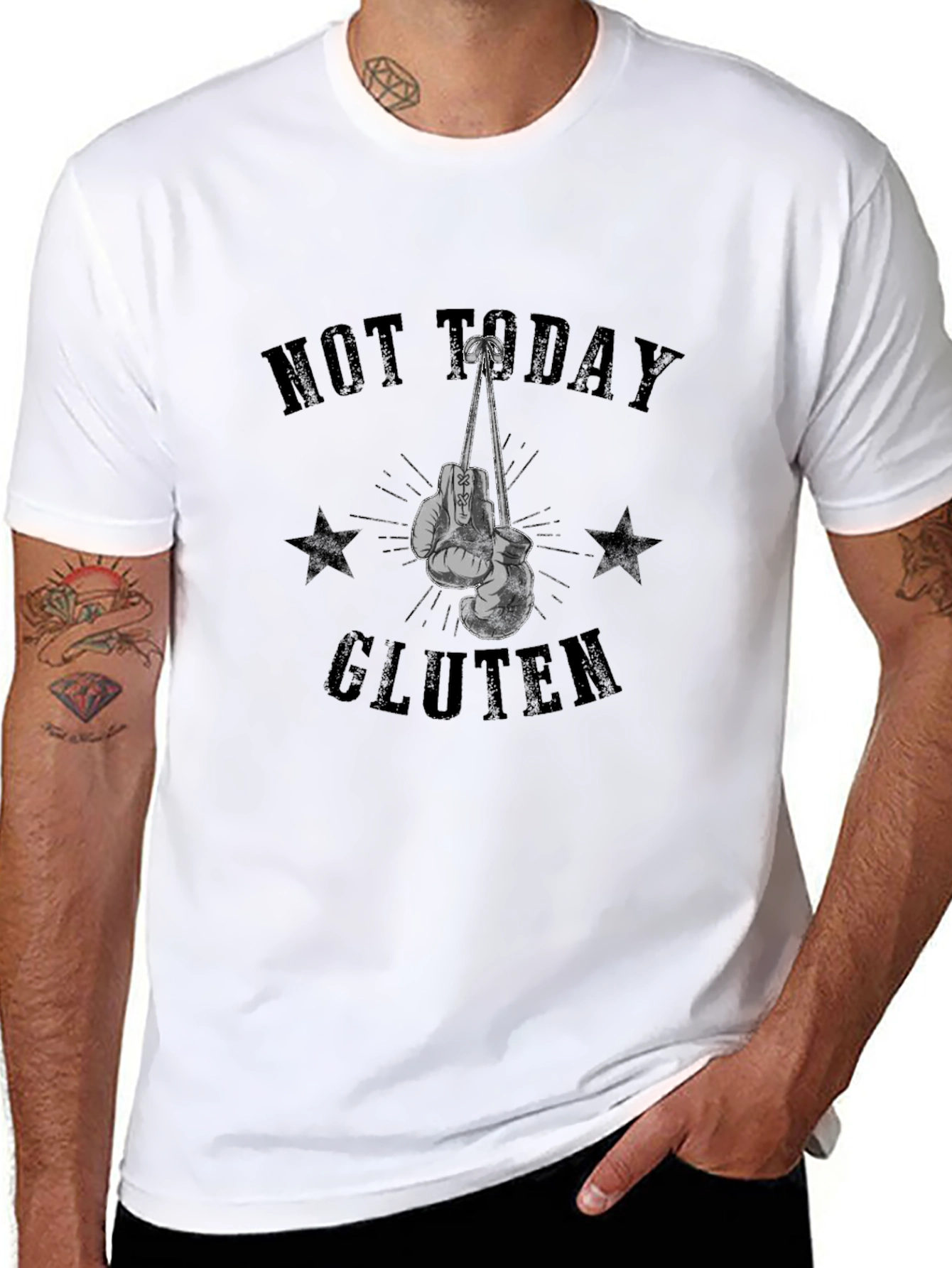 Not Today Gluten Boxing Glove T-Shirt